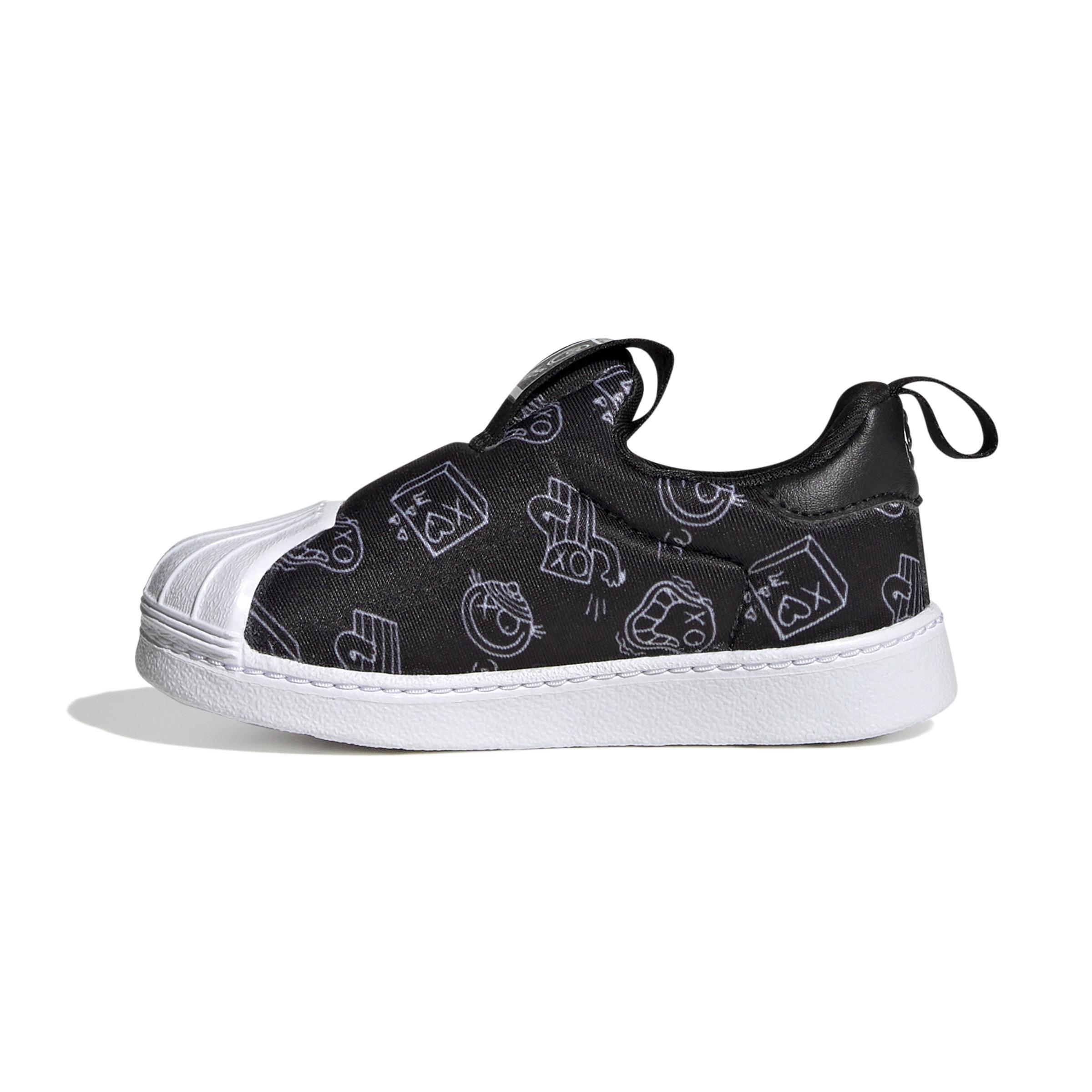 Unisex Kids Superstar 360 Shoes, Black, , large image number 13
