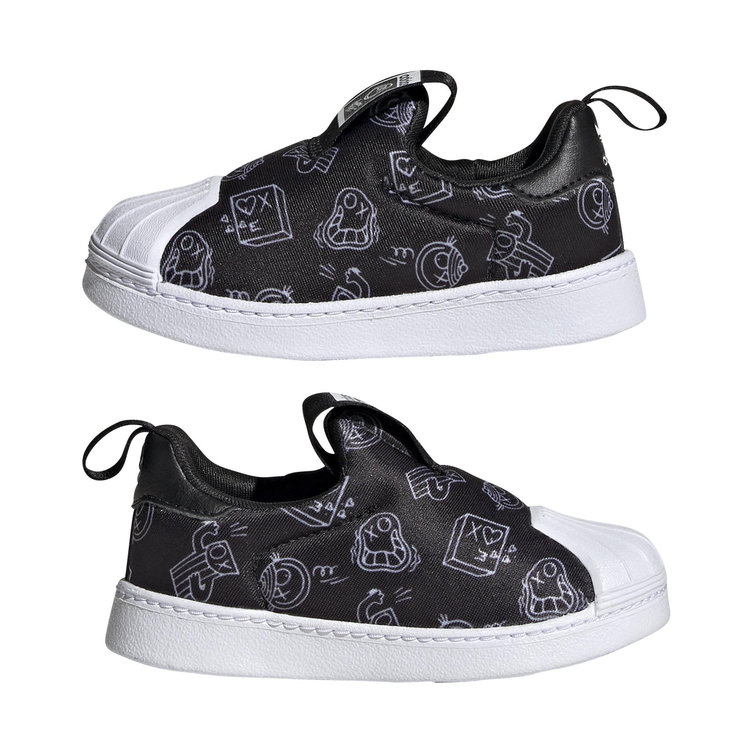 Unisex Kids Superstar 360 Shoes, Black, , large image number 18