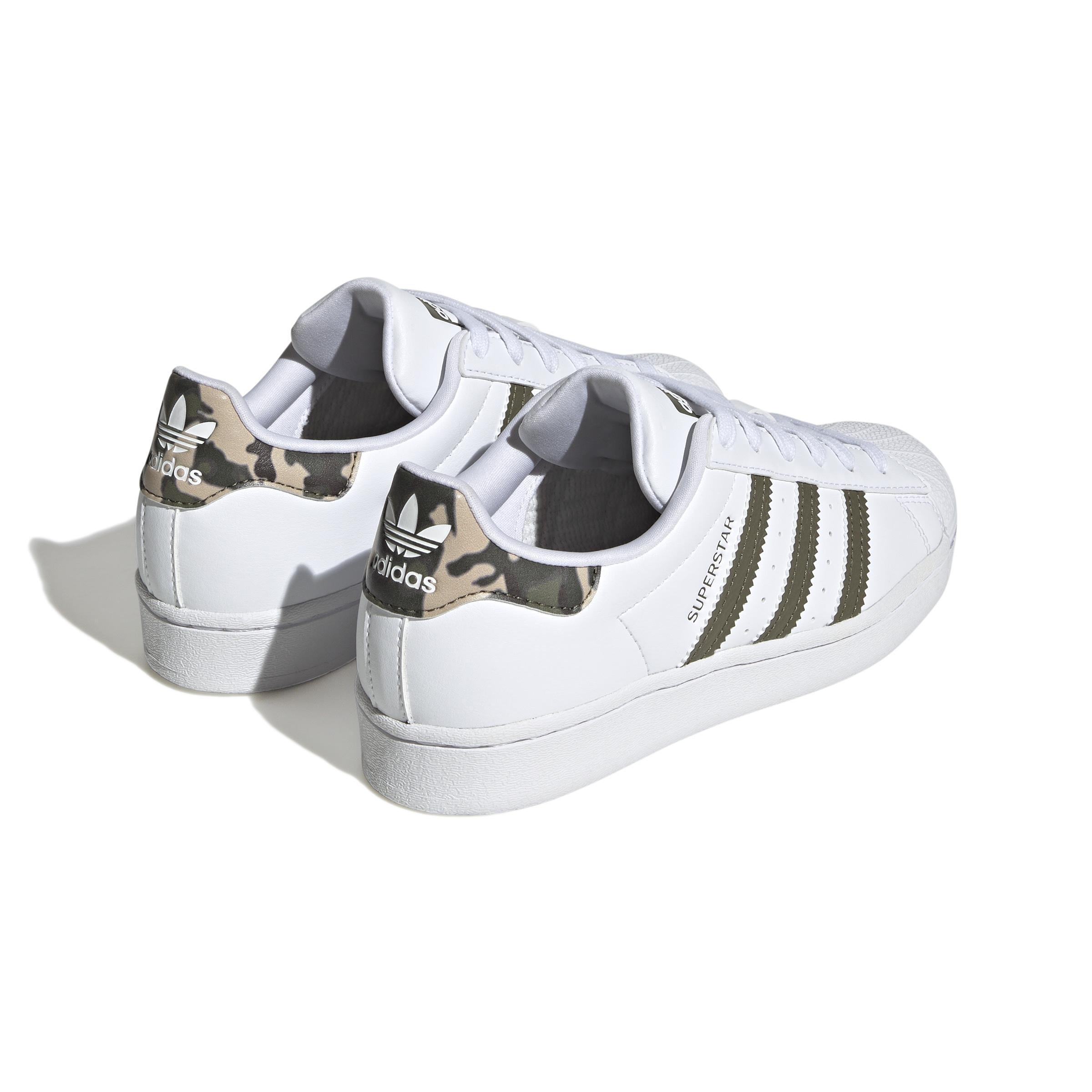 Unisex Kids Superstar Shoes, White, A901_ONE, large image number 1