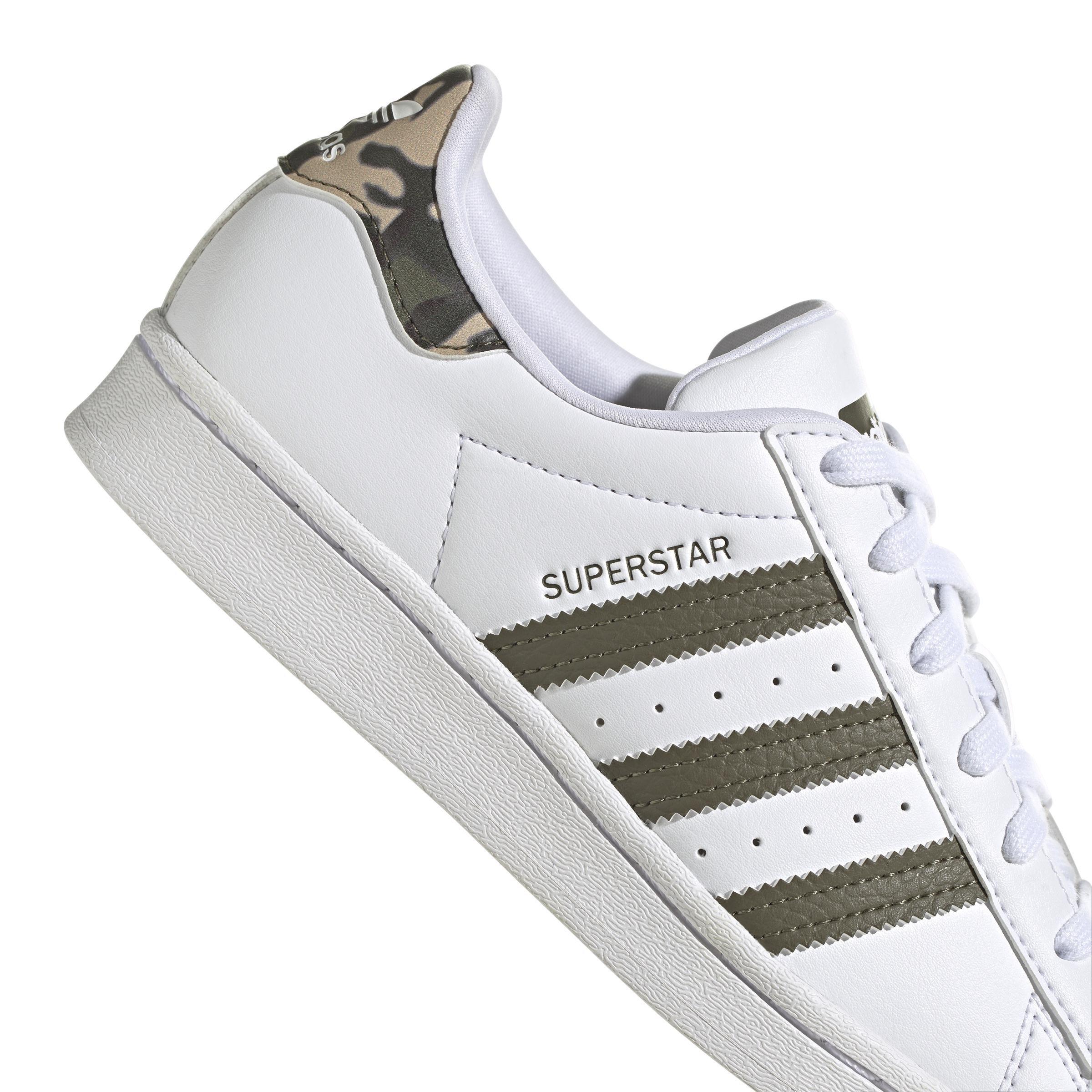 Unisex Kids Superstar Shoes, White, A901_ONE, large image number 3