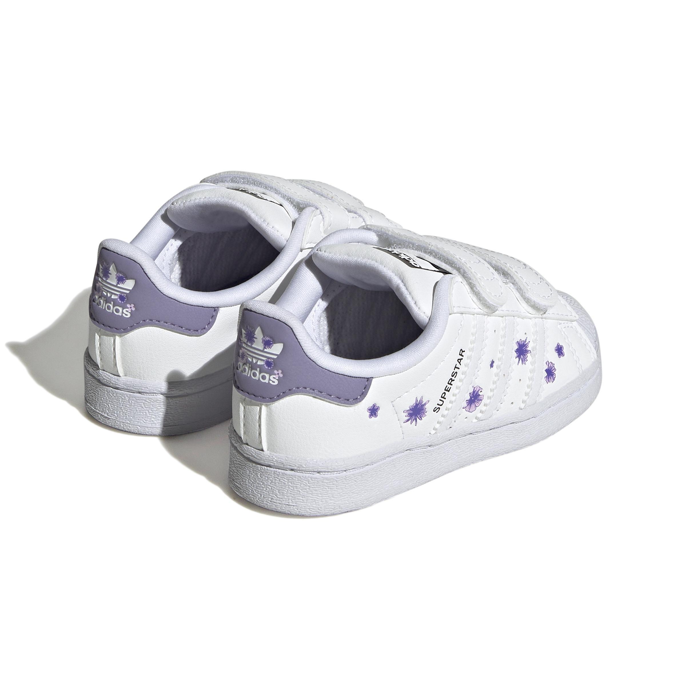 Unisex Kids Superstar Shoes, White, A901_ONE, large image number 1