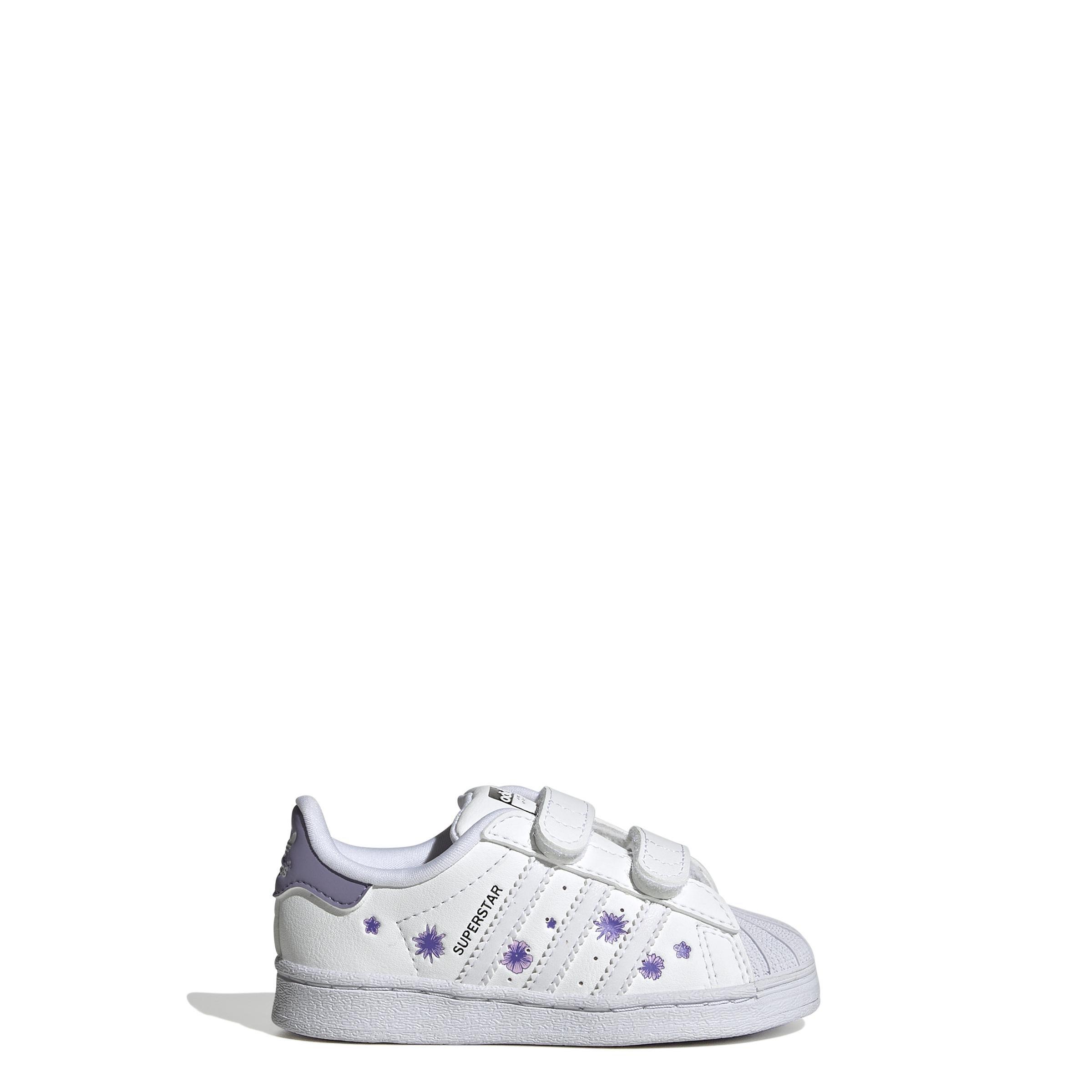 Unisex Kids Superstar Shoes, White, A901_ONE, large image number 7