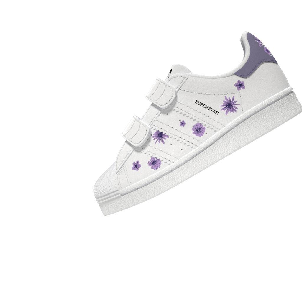 Unisex Kids Superstar Shoes, White, A901_ONE, large image number 8