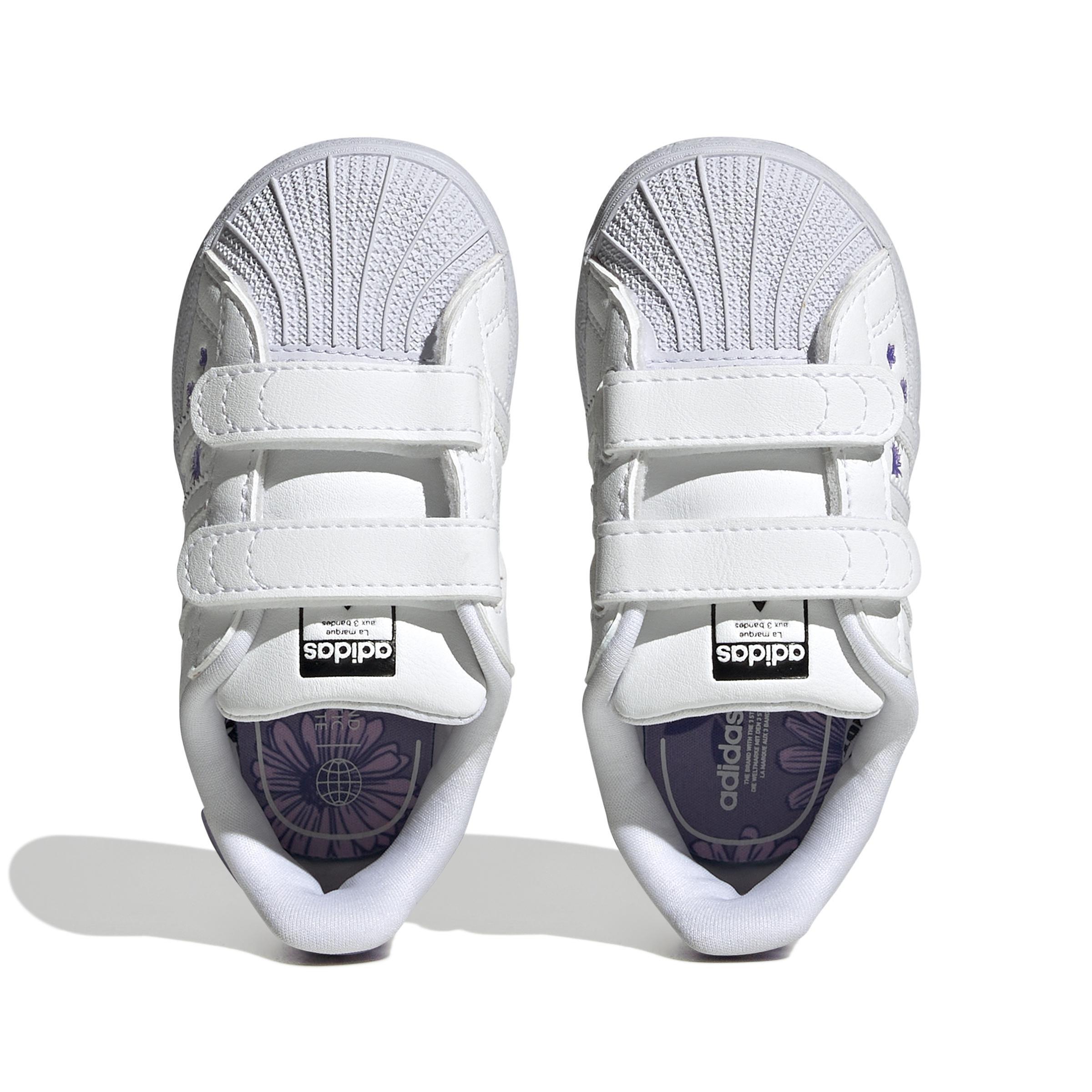 Unisex Kids Superstar Shoes, White, A901_ONE, large image number 13