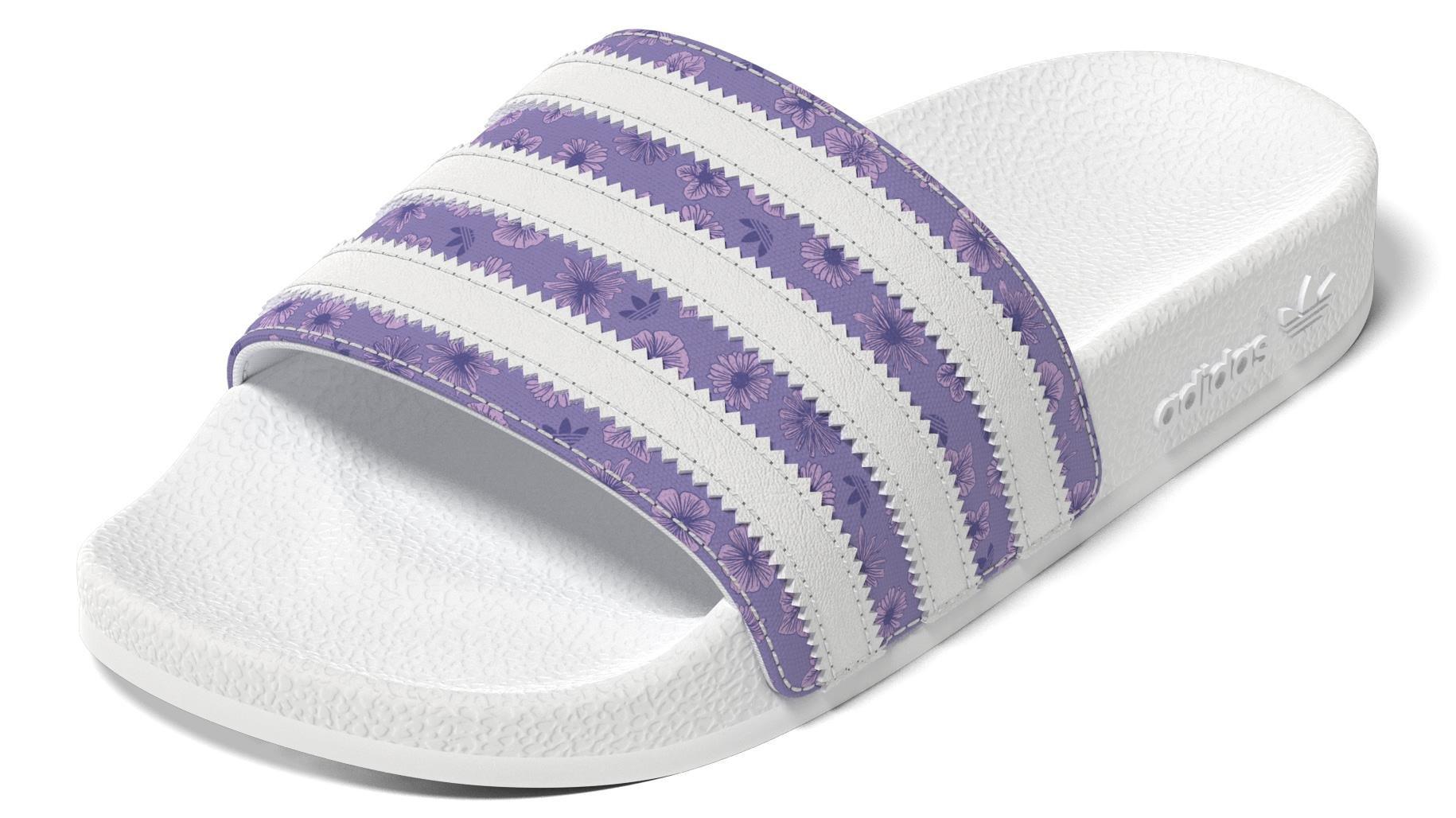 Unisex Kids Adilette Slides, Purple, , large image number 6