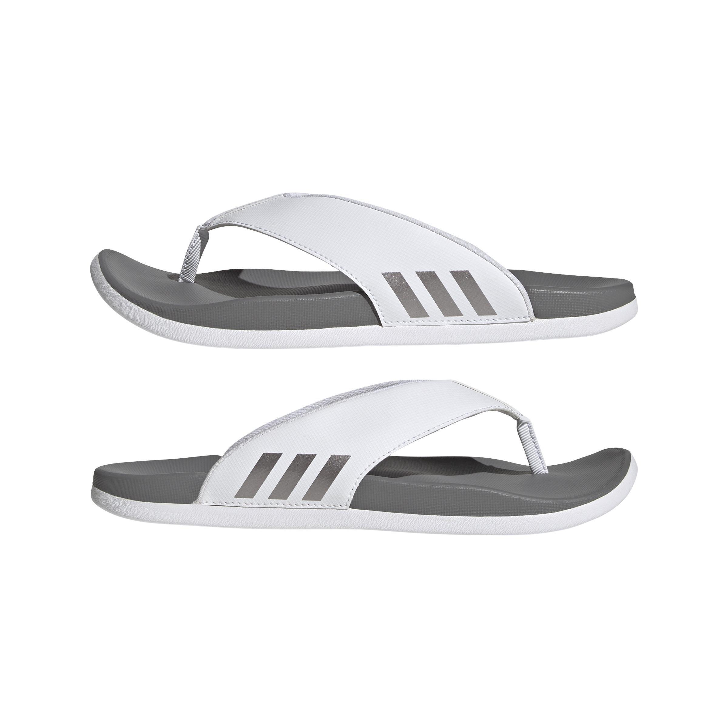 Adilette Comfort Flip-Flops, White, , large image number 8