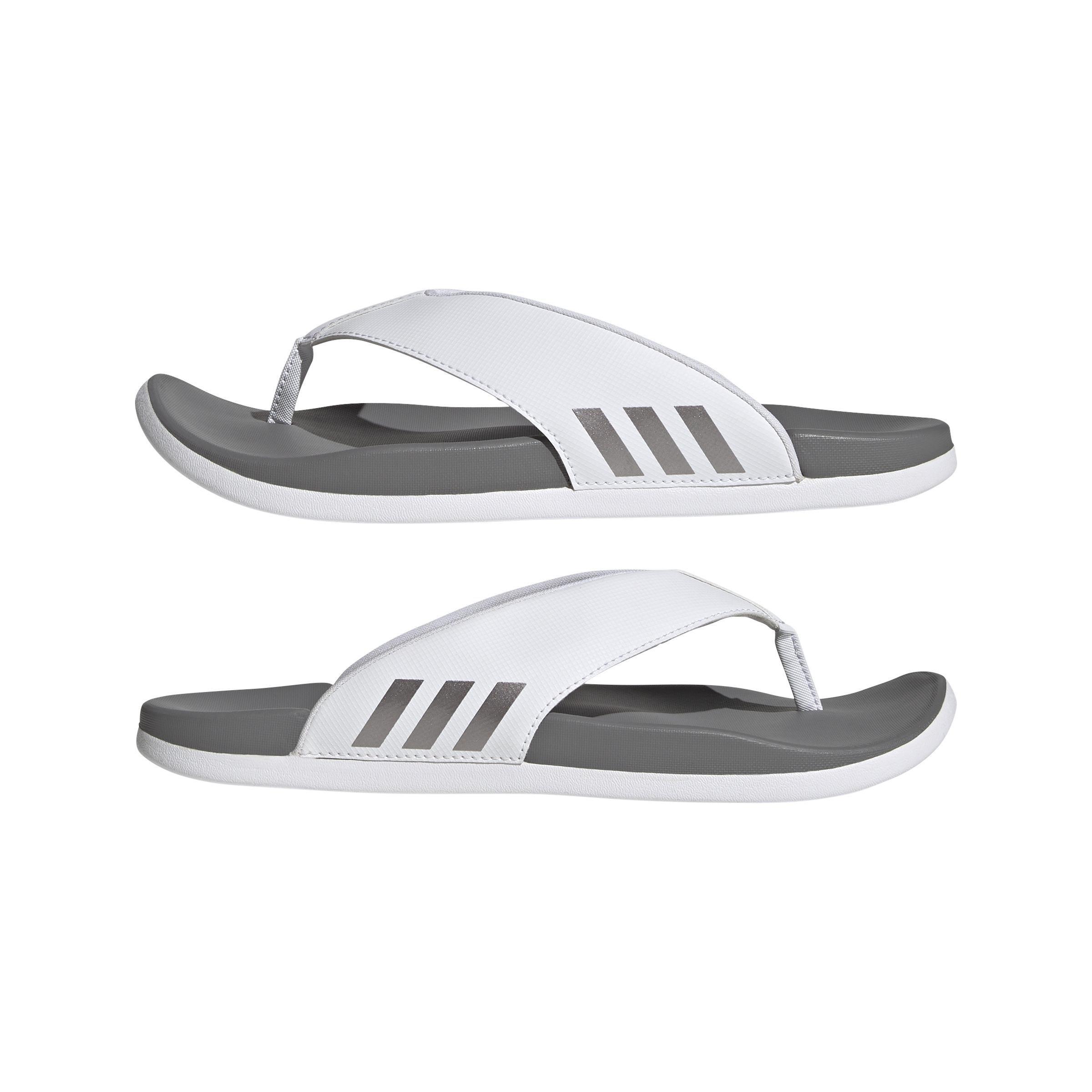 Adilette Comfort Flip-Flops, White, A901_ONE, large image number 8