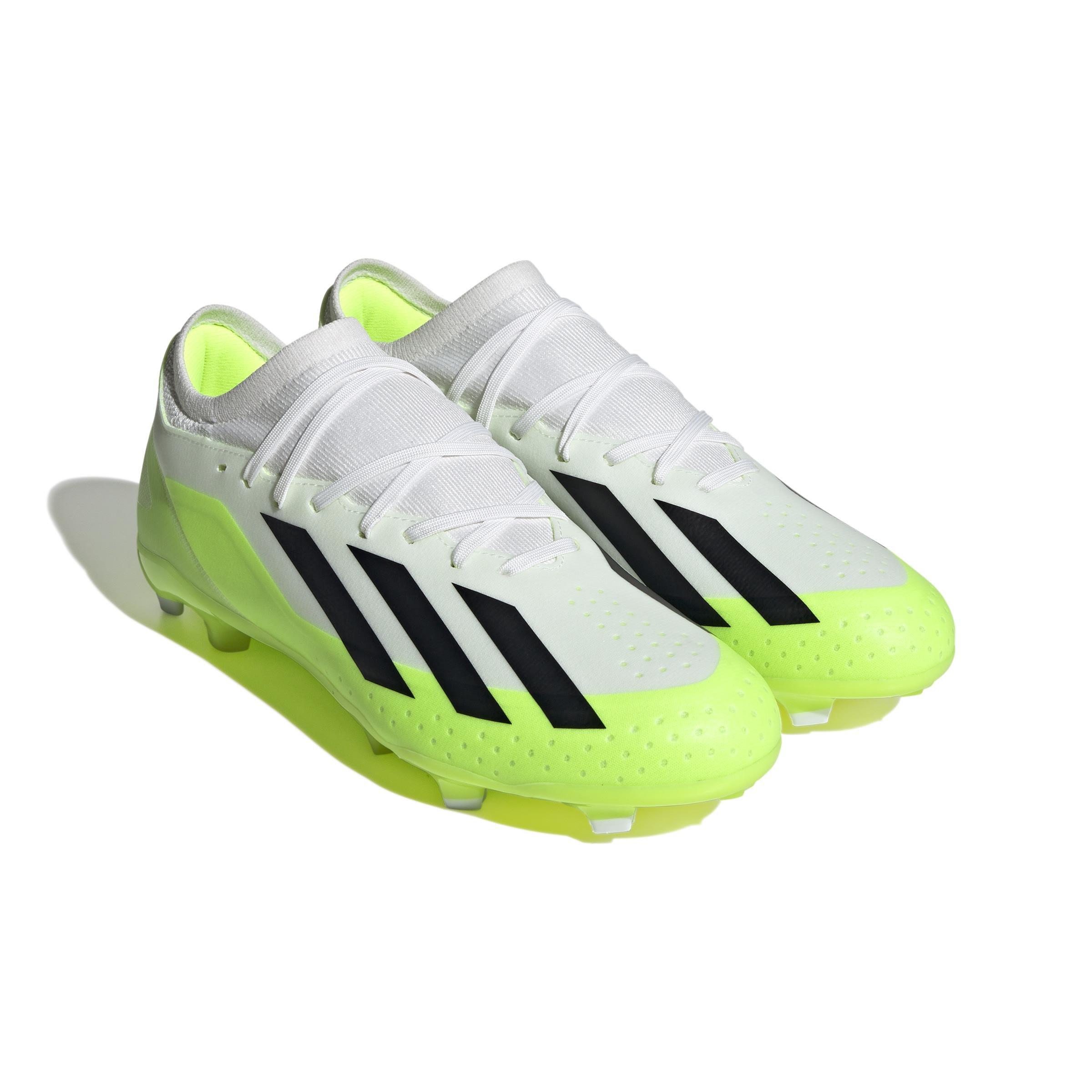 Unisex Crazyfast.3 Firm Ground Boots, White, , large image number 1