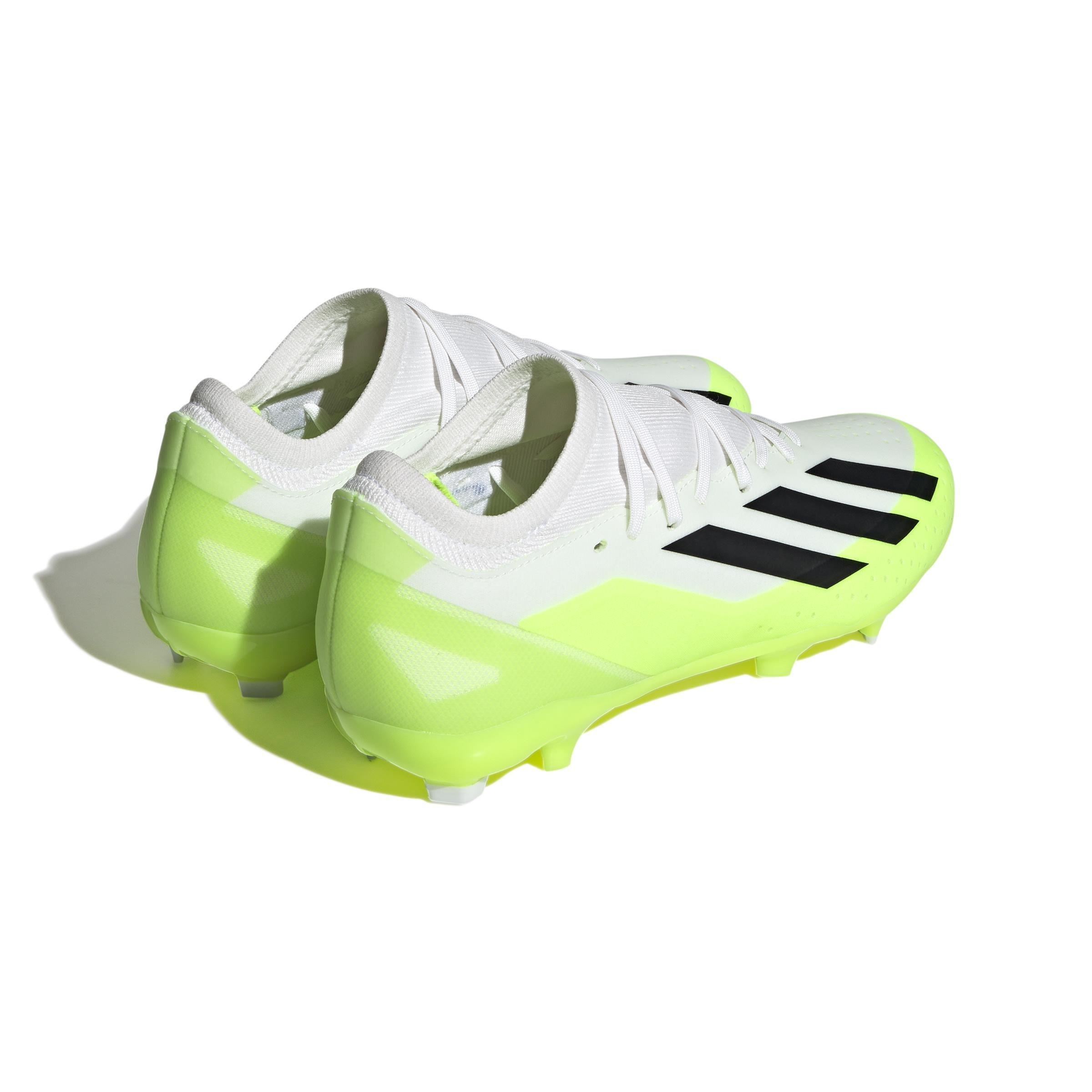 Unisex Crazyfast.3 Firm Ground Boots, White, A901_ONE, large image number 2