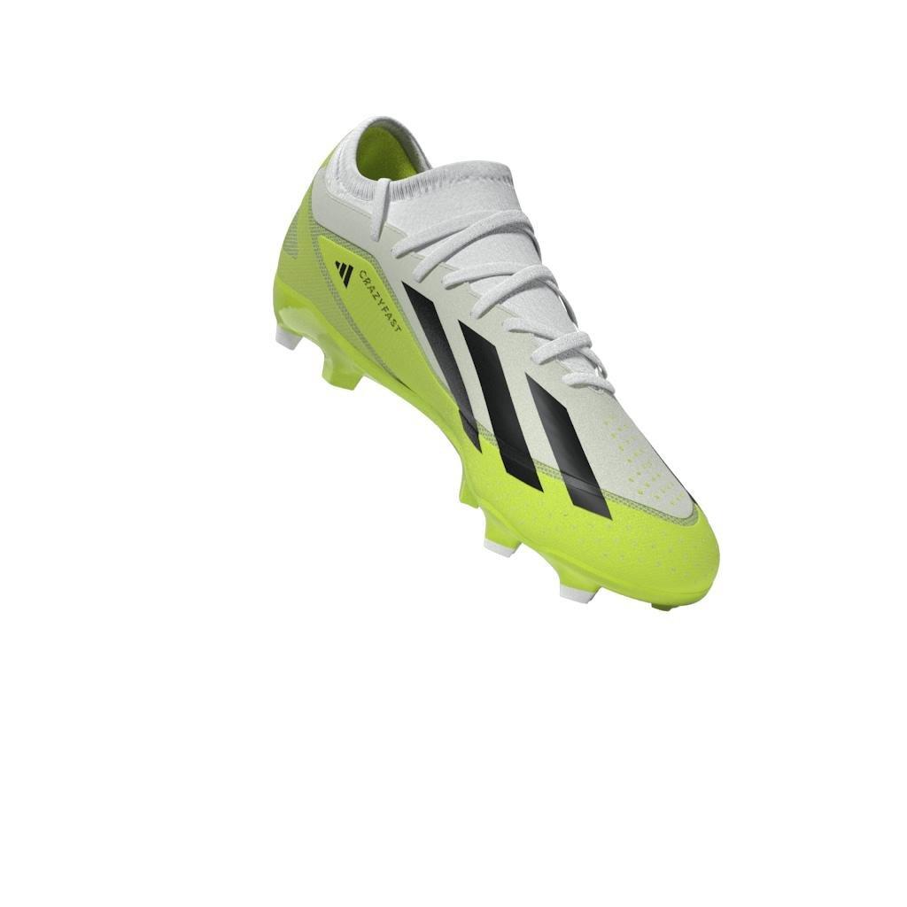 Unisex Crazyfast.3 Firm Ground Boots, White, , large image number 6