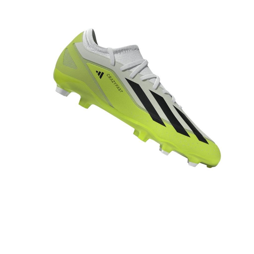 Unisex Crazyfast.3 Firm Ground Boots, White, , large image number 7