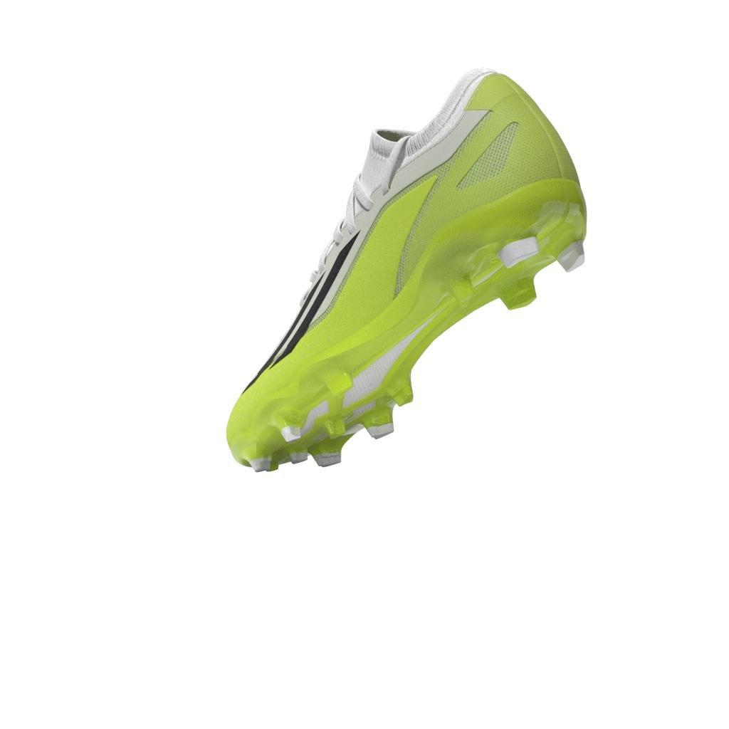 Unisex Crazyfast.3 Firm Ground Boots, White, , large image number 12