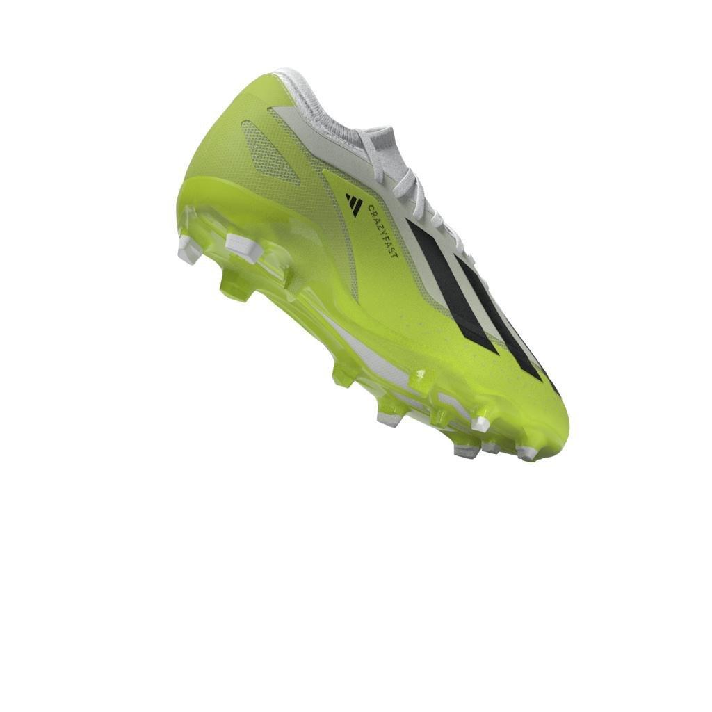 Unisex Crazyfast.3 Firm Ground Boots, White, , large image number 13