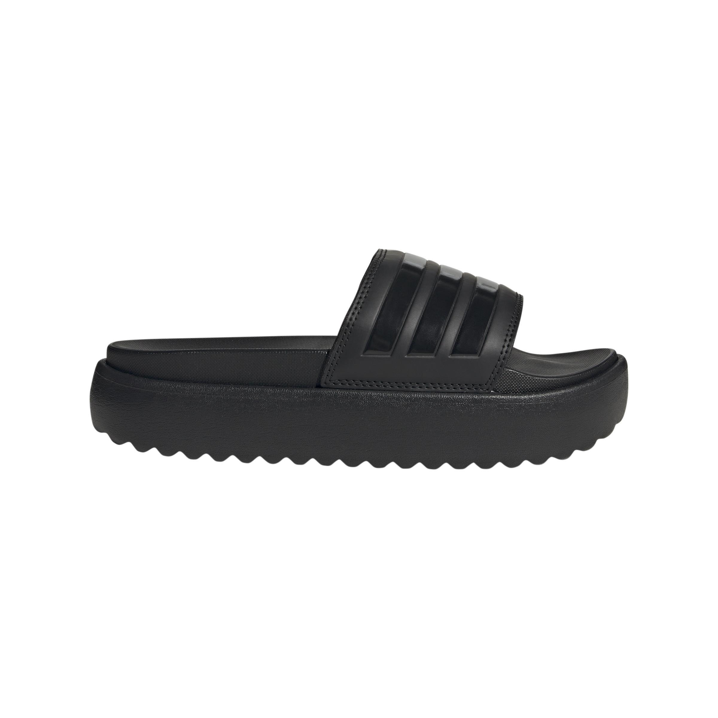 Adilette Platform Slides, Black, , large image number 0