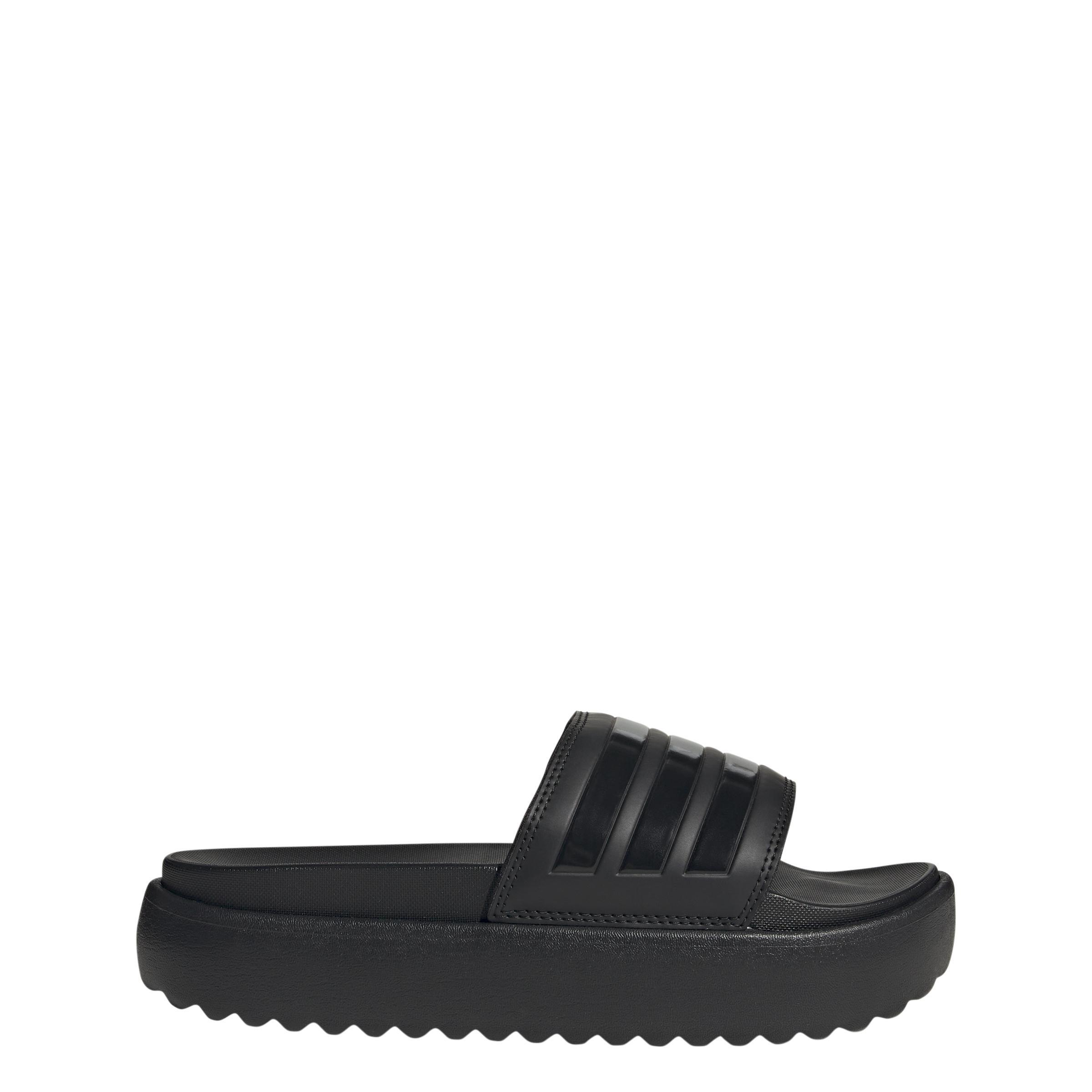 Adilette Platform Slides, Black, A901_ONE, large image number 10
