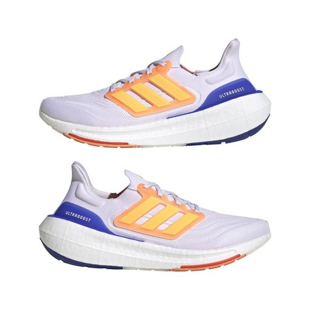 Unisex Ultraboost Light Shoes, White, A901_ONE, large image number 18