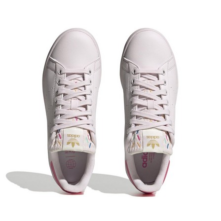Women Stan Smith Vegan Shoes, Pink, A901_ONE, large image number 18