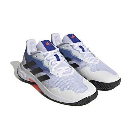 Men Courtjam Control Tennis Shoes, White, A901_ONE, large image number 0