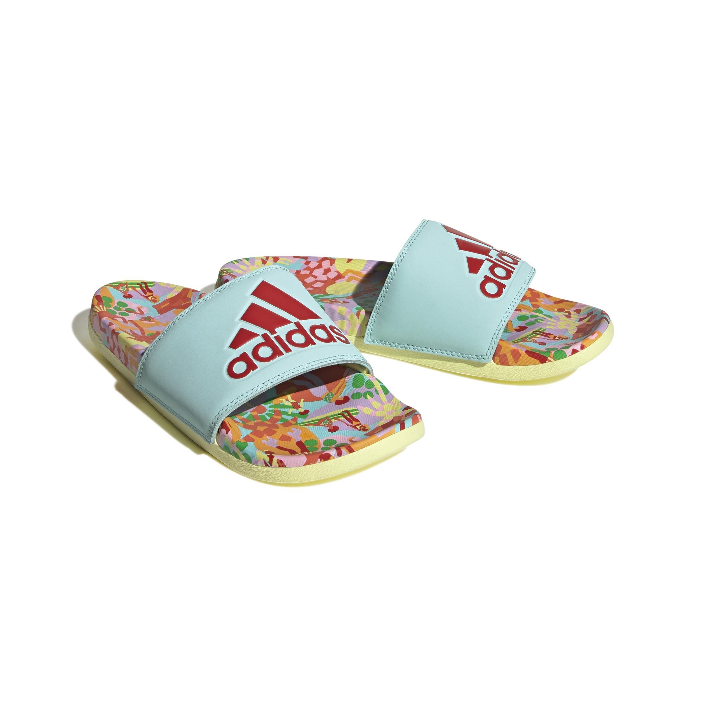 Adilette Comfort Slides, Blue, A901_ONE, large image number 0