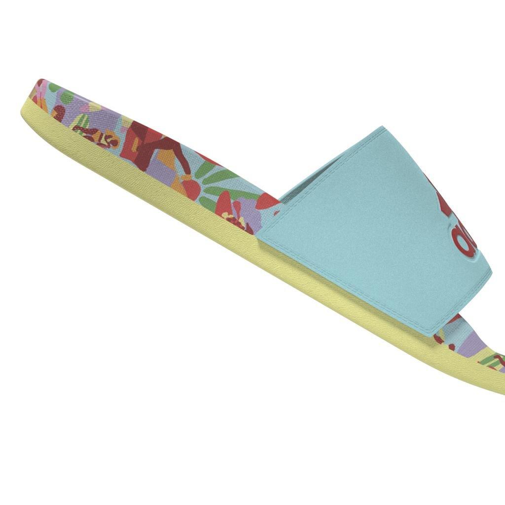 Adilette Comfort Slides, Blue, A901_ONE, large image number 6