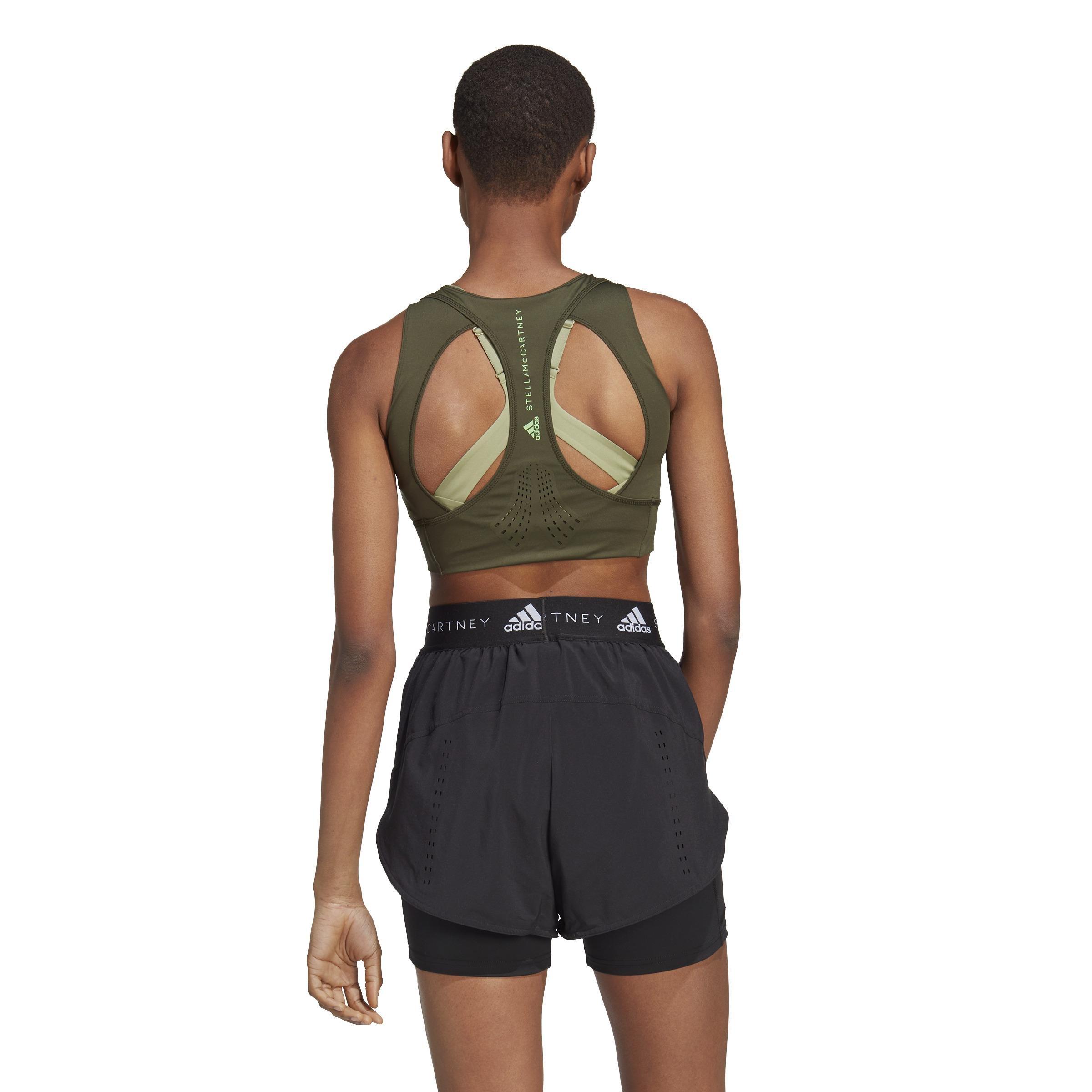 By Stella Mccartney True Purpose Training Crop Top, Black, A901_ONE, large image number 0