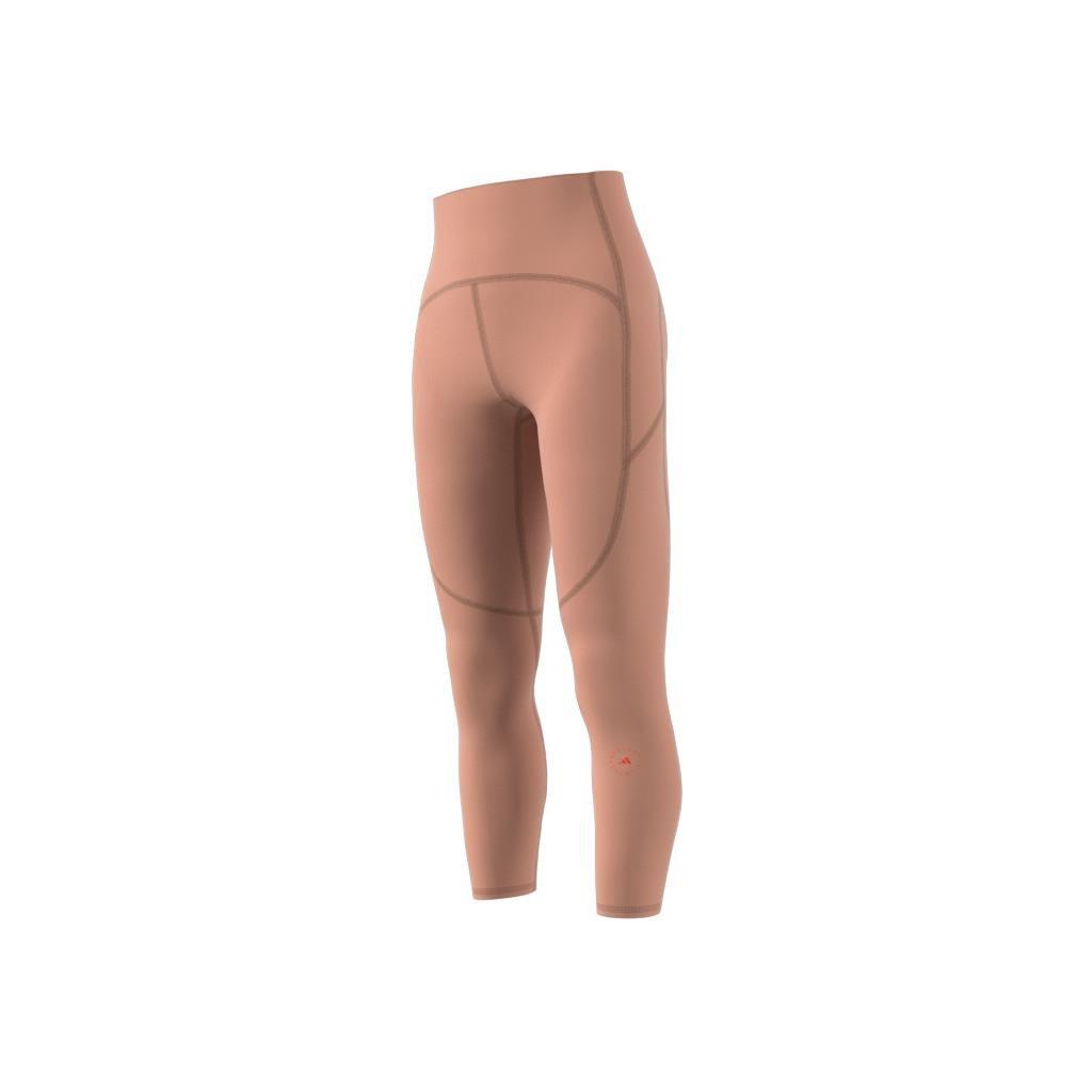 By Stella Mccartney 7/8 Yoga Leggings, Brown, A901_ONE, large image number 6