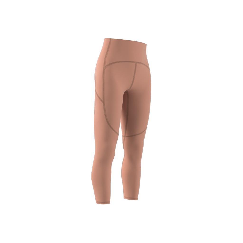 By Stella Mccartney 7/8 Yoga Leggings, Brown, A901_ONE, large image number 8