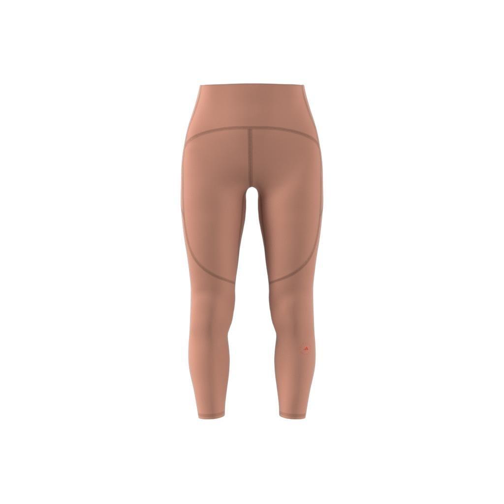 By Stella Mccartney 7/8 Yoga Leggings, Brown, A901_ONE, large image number 12