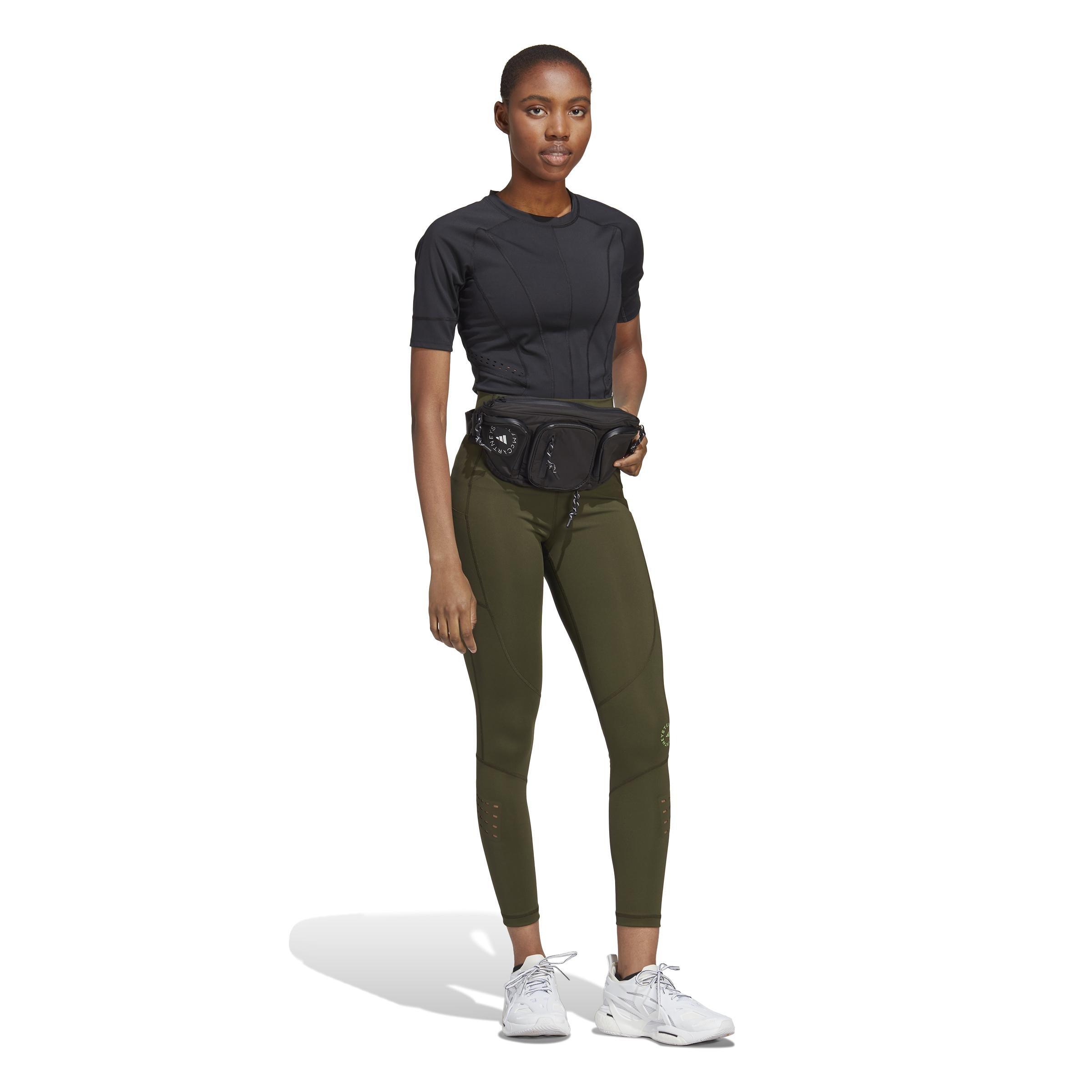 By Stella Mccartney True Purpose Training 7/8 Leggings, Black, A901_ONE, large image number 14