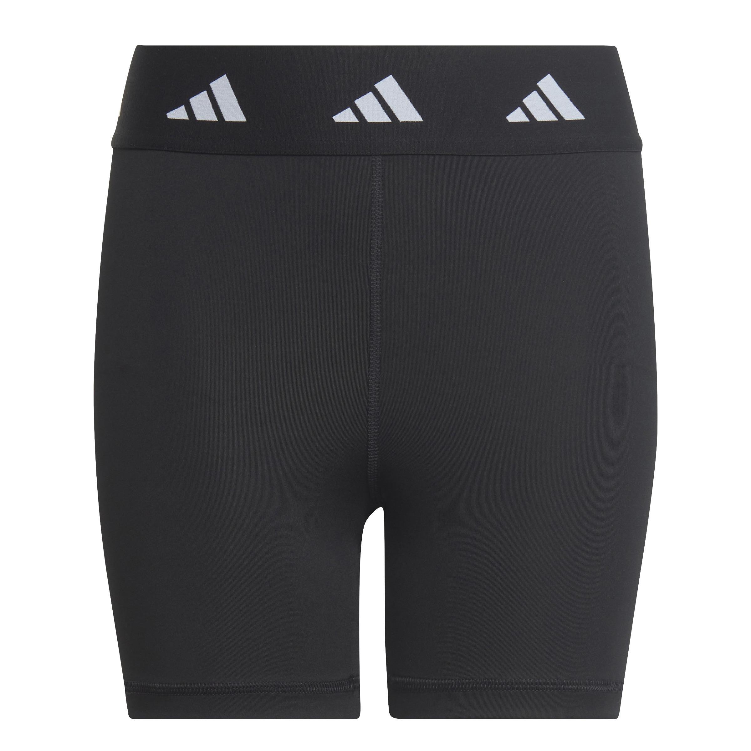 Kids Techfit Period-Proof High-Rise Short Tights, Black, , large image number 0
