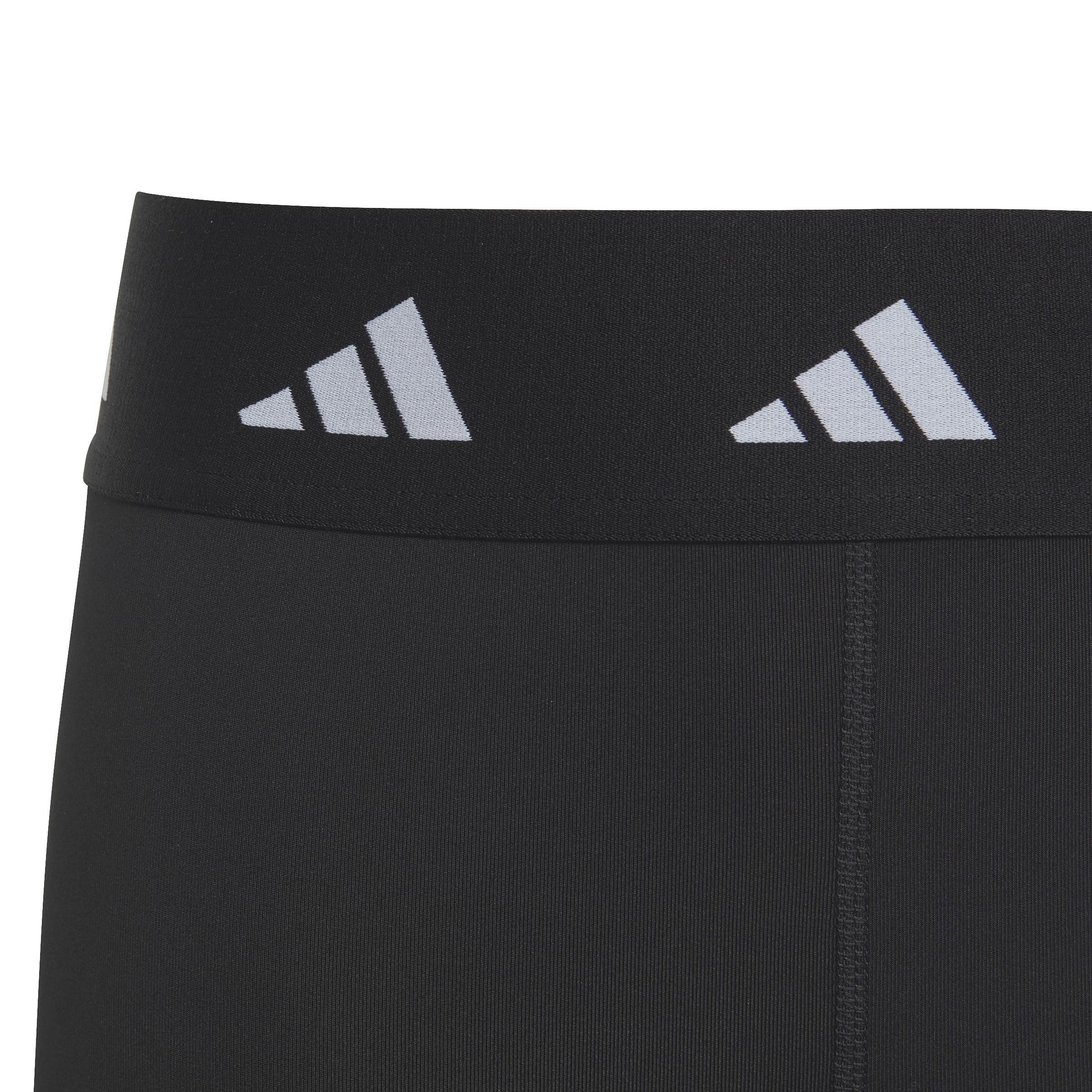 Kids Techfit Period-Proof High-Rise Short Tights, Black, , large image number 4