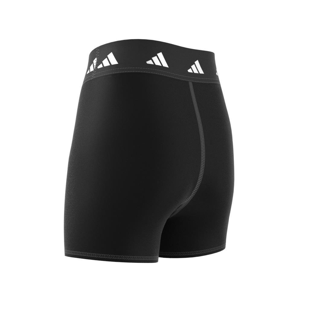 Kids Techfit Period-Proof High-Rise Short Tights, Black, , large image number 6