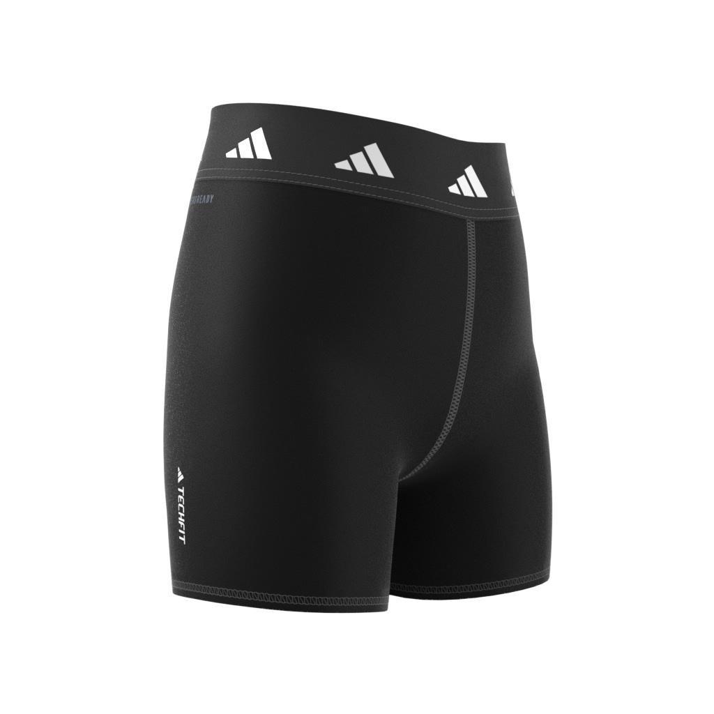 Kids Techfit Period-Proof High-Rise Short Tights, Black, , large image number 10