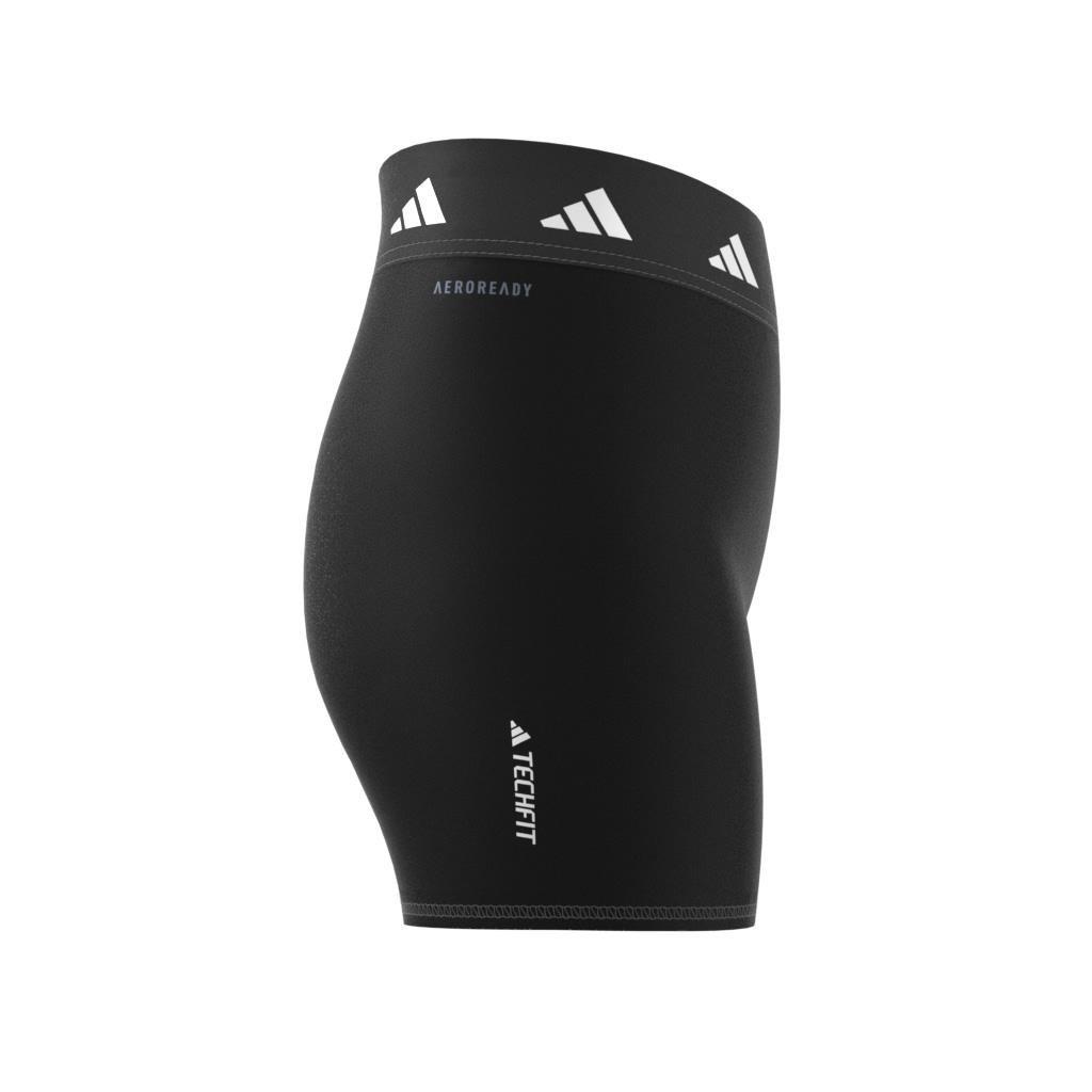 Kids Techfit Period-Proof High-Rise Short Tights, Black, , large image number 13