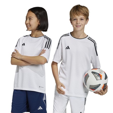 Kids Unisex Campeon 23 Jersey, White, A901_ONE, large image number 12