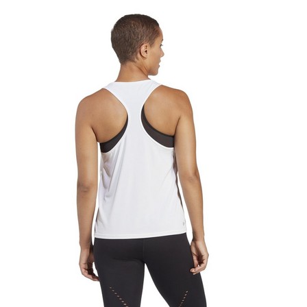 Women Hiit Heat.Rdy Sweat Conceal Training Tank Top, White, A901_ONE, large image number 1