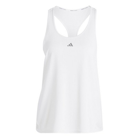 Women Hiit Heat.Rdy Sweat Conceal Training Tank Top, White, A901_ONE, large image number 4