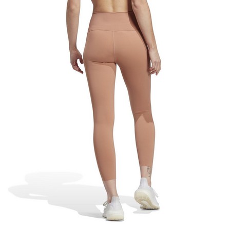 Women Optime Training Luxe 7/8 Leggings, Brown, A901_ONE, large image number 6
