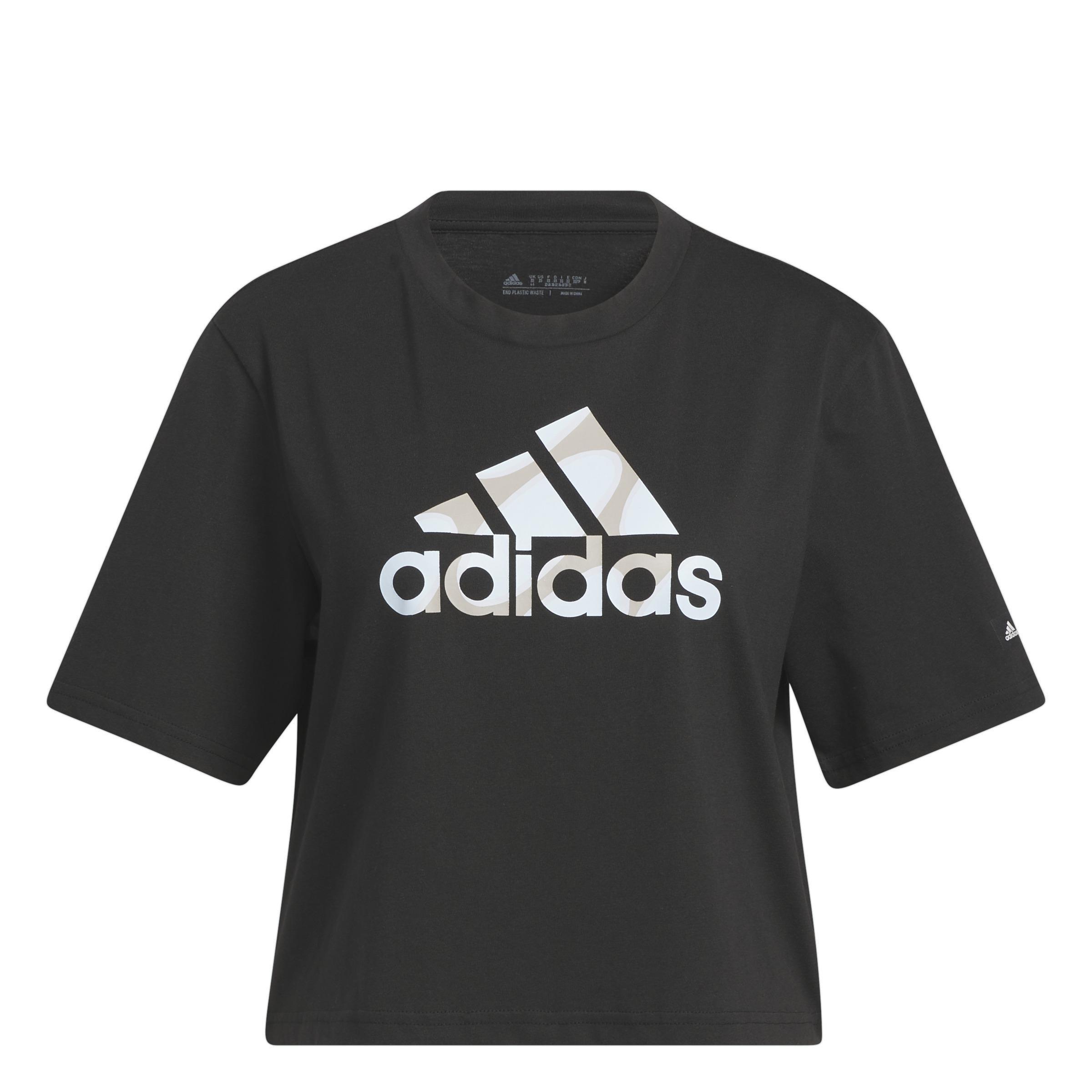 Marimekko Crop T-Shirt, Black, A901_ONE, large image number 2