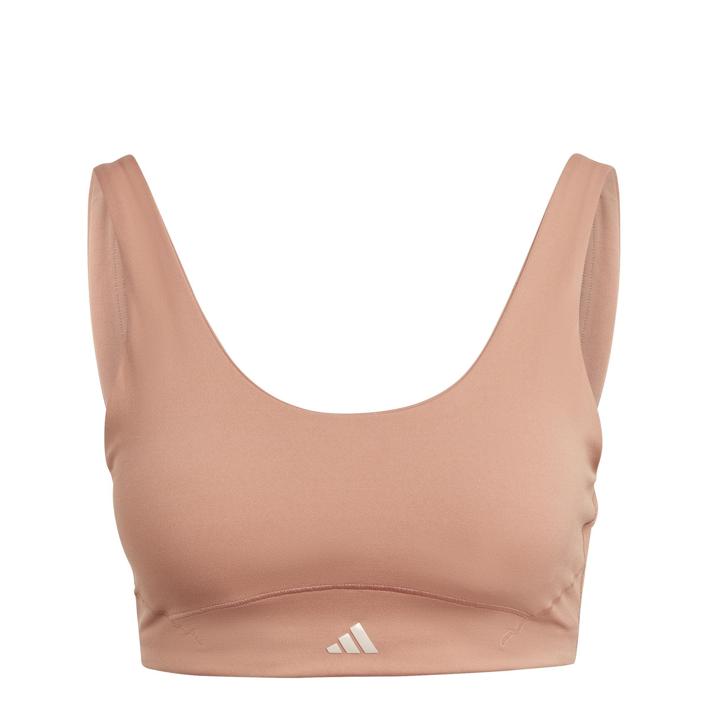 Coreflow Luxe Studio Medium-Support Bra, Brown, , large image number 0