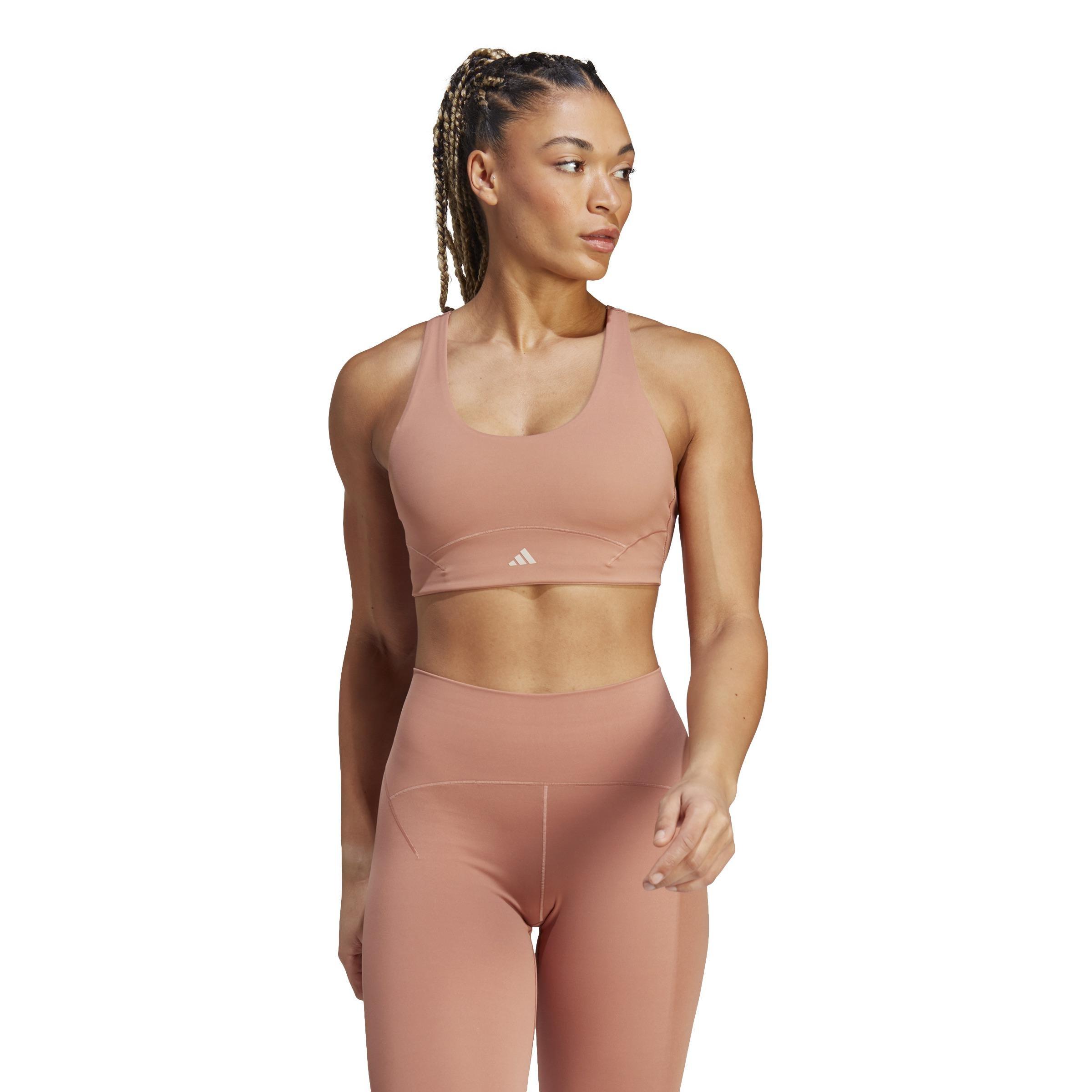 Coreflow Luxe Studio Medium-Support Bra, Brown, , large image number 9