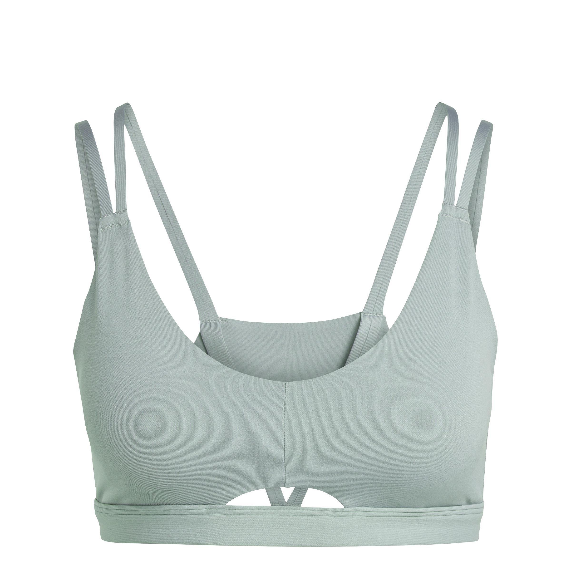 Yoga Studio Luxe Light-Support Bra, Green, A901_ONE, large image number 1