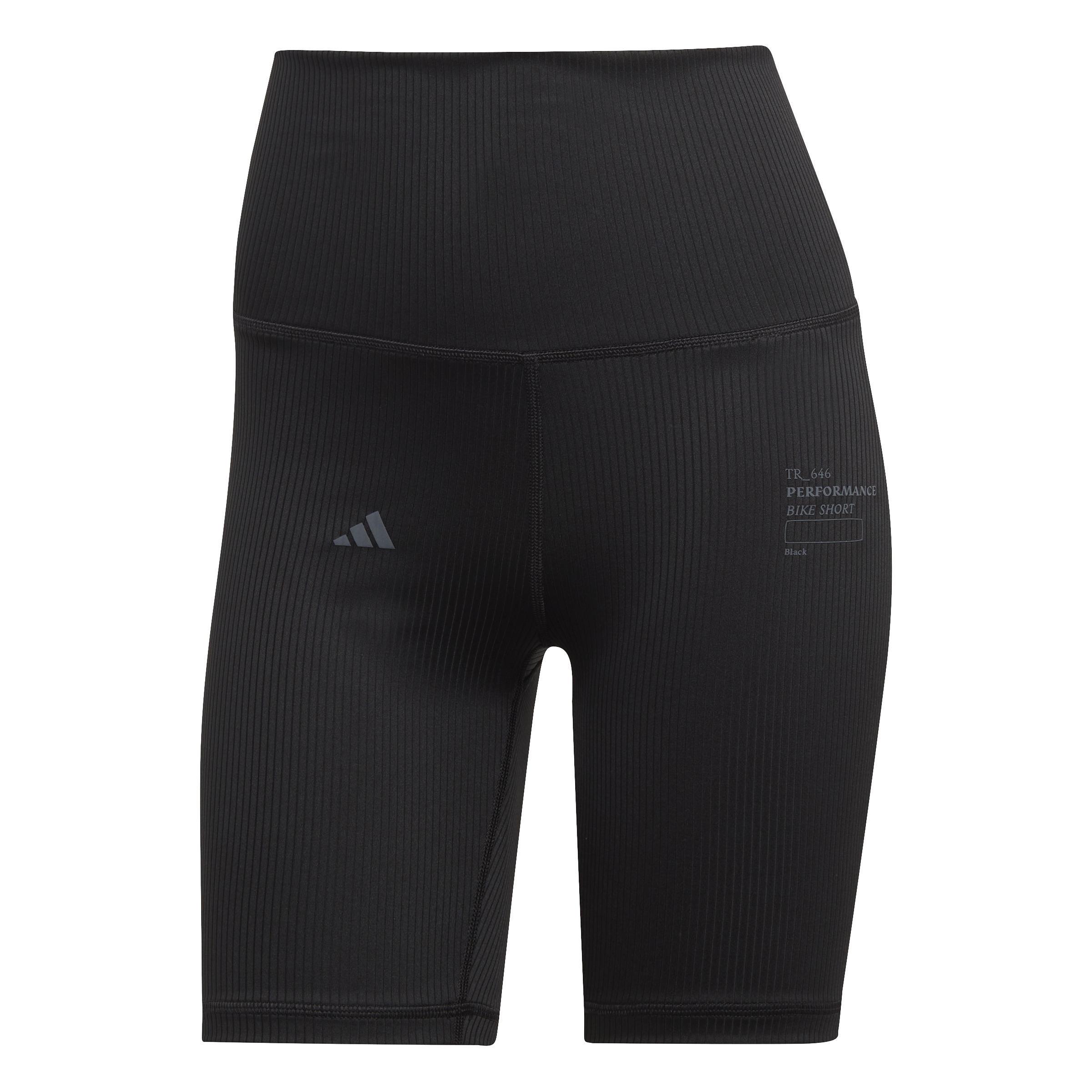 Optime Exercise Snacking Bike Short Leggings, Black, A901_ONE, large image number 0