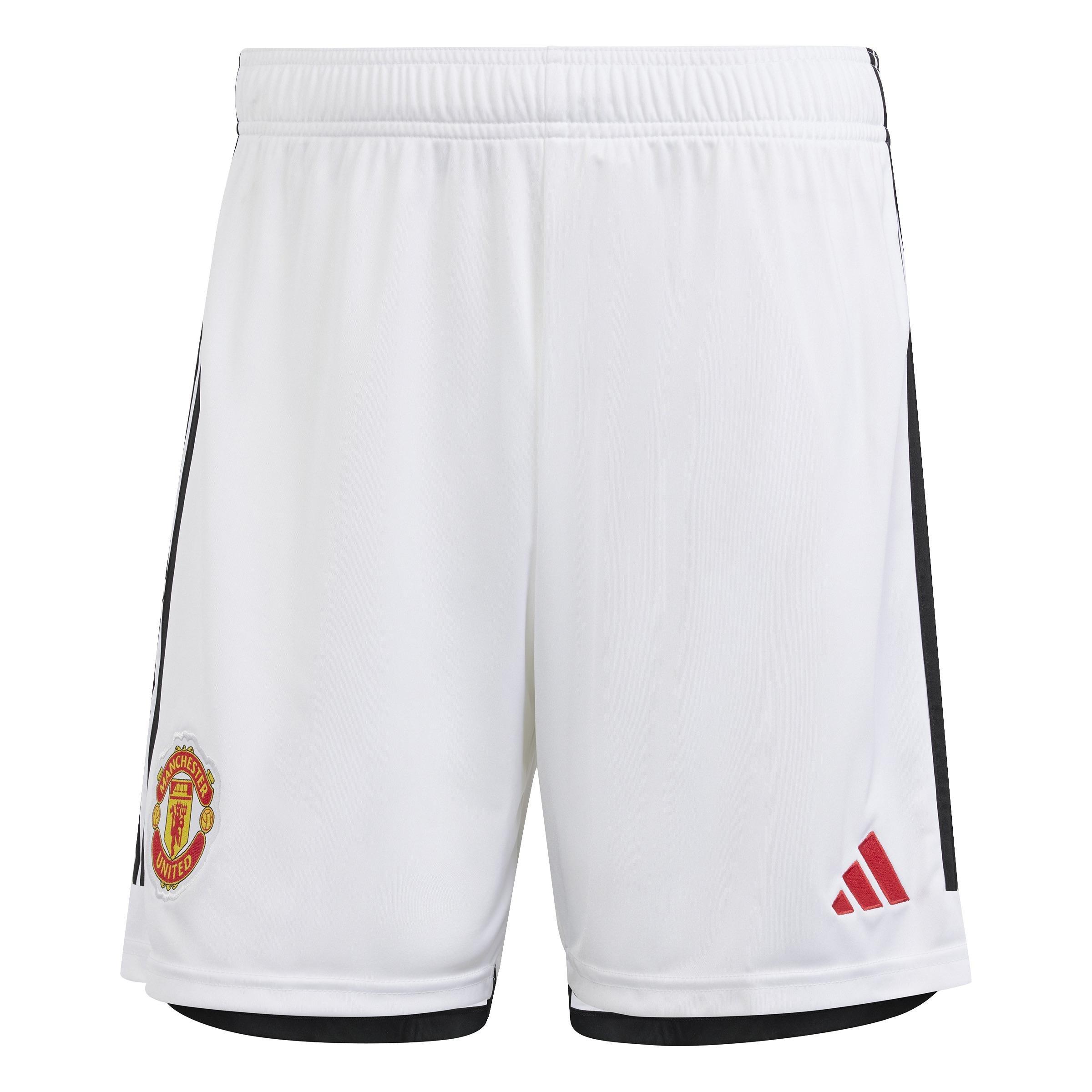 Manchester United 23/24 Home Shorts, White, A901_ONE, large image number 0