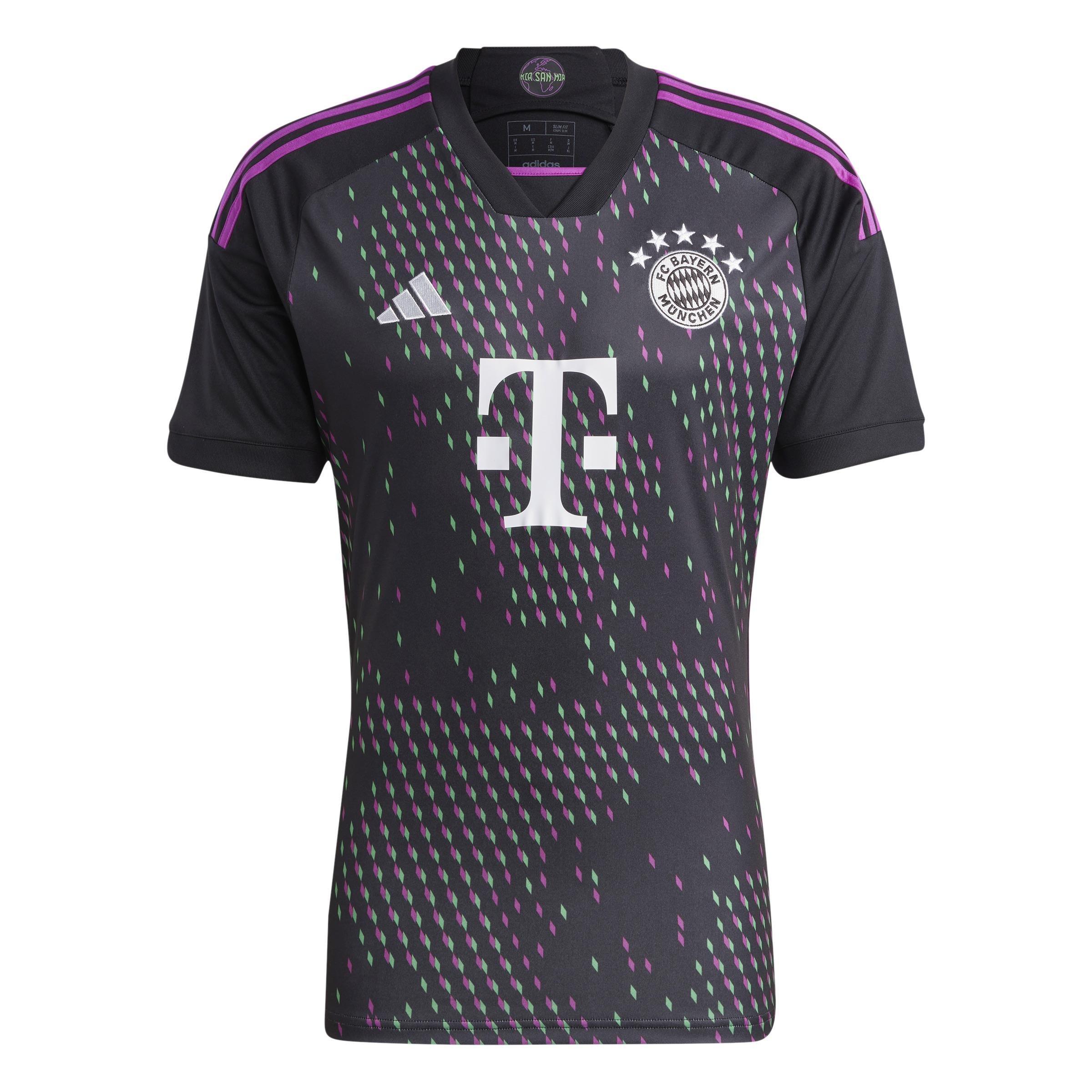 Fc Bayern 23/24 Away Jersey, Black, A901_ONE, large image number 2