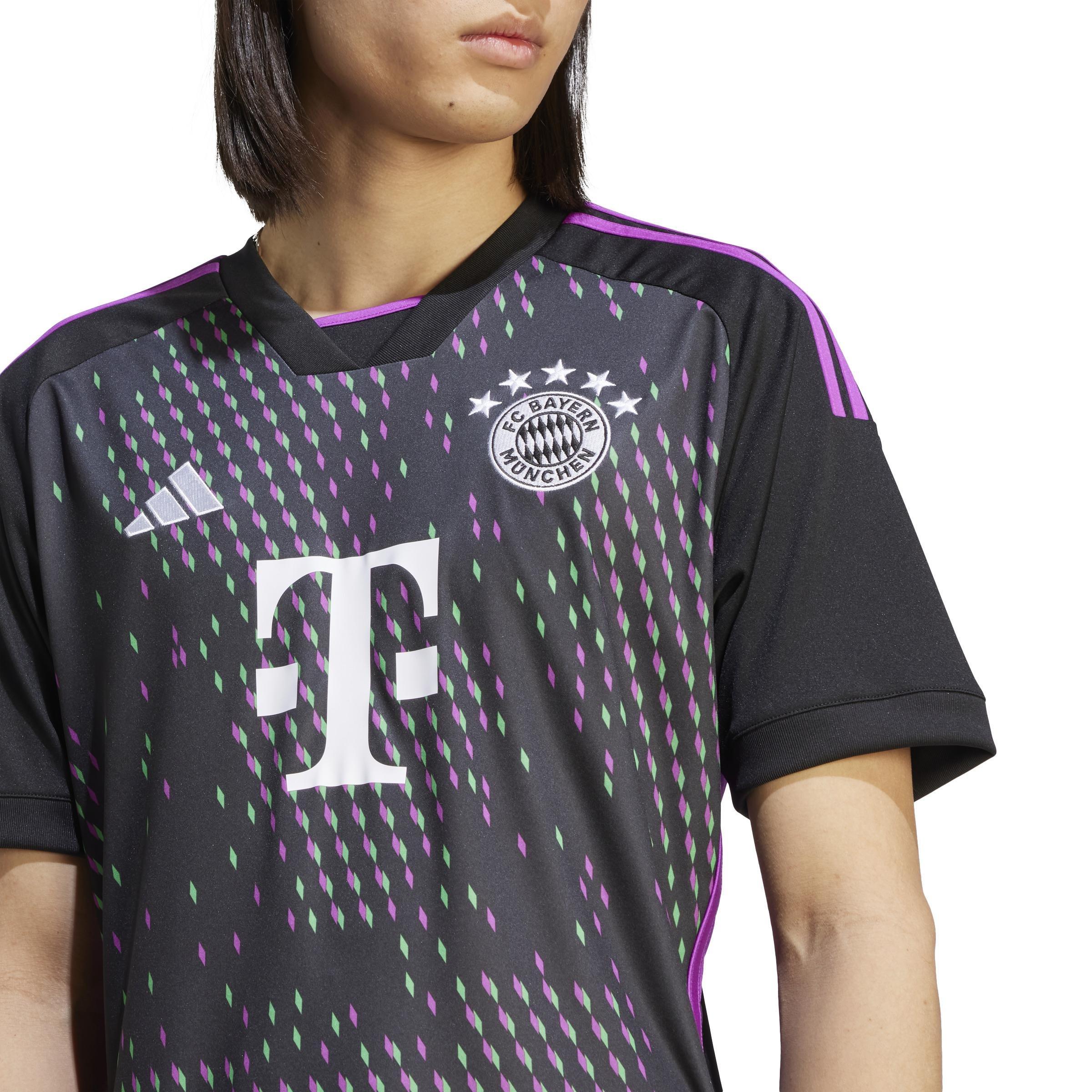Fc Bayern 23/24 Away Jersey, Black, A901_ONE, large image number 6