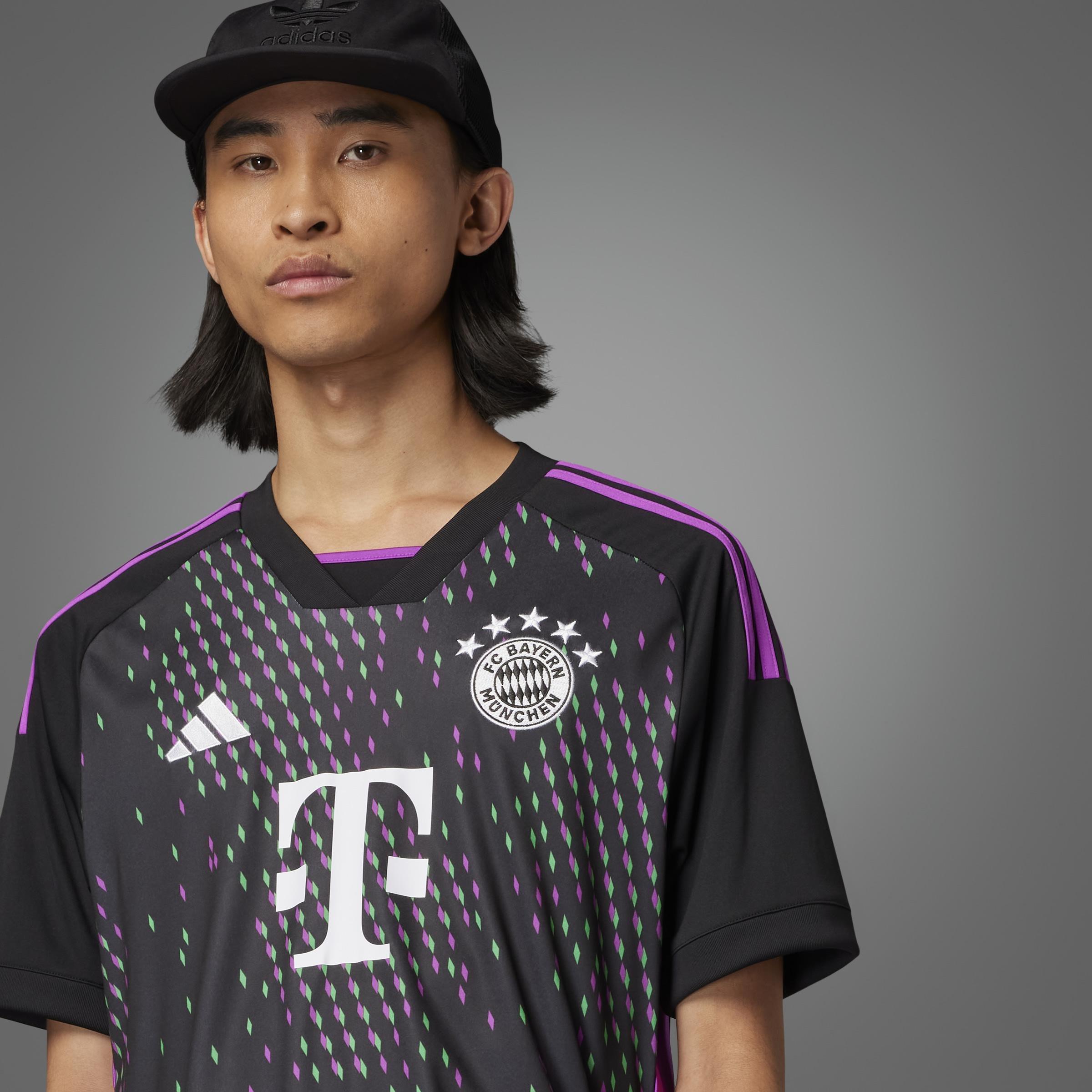 Fc Bayern 23/24 Away Jersey, Black, A901_ONE, large image number 10