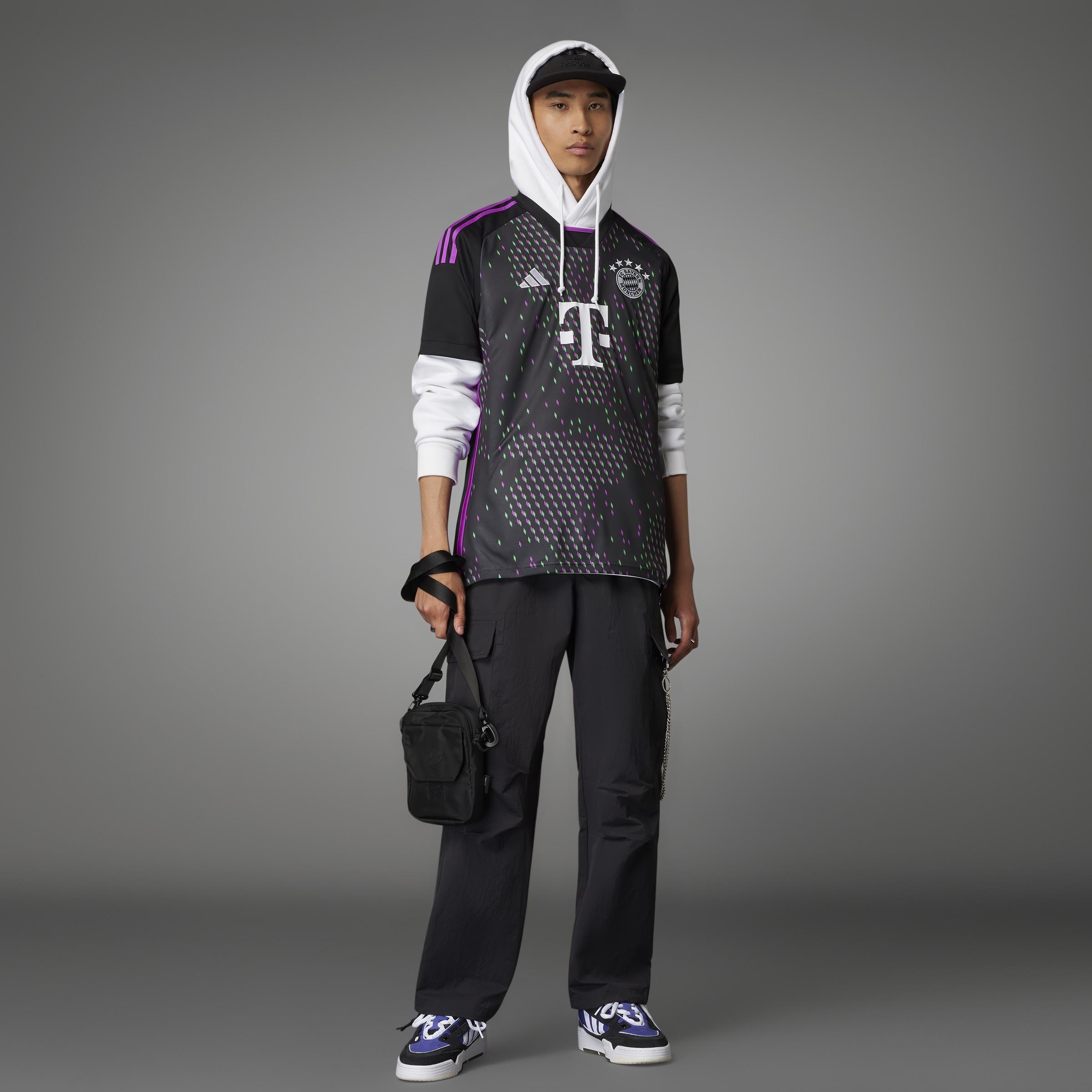 Fc Bayern 23/24 Away Jersey, Black, A901_ONE, large image number 11