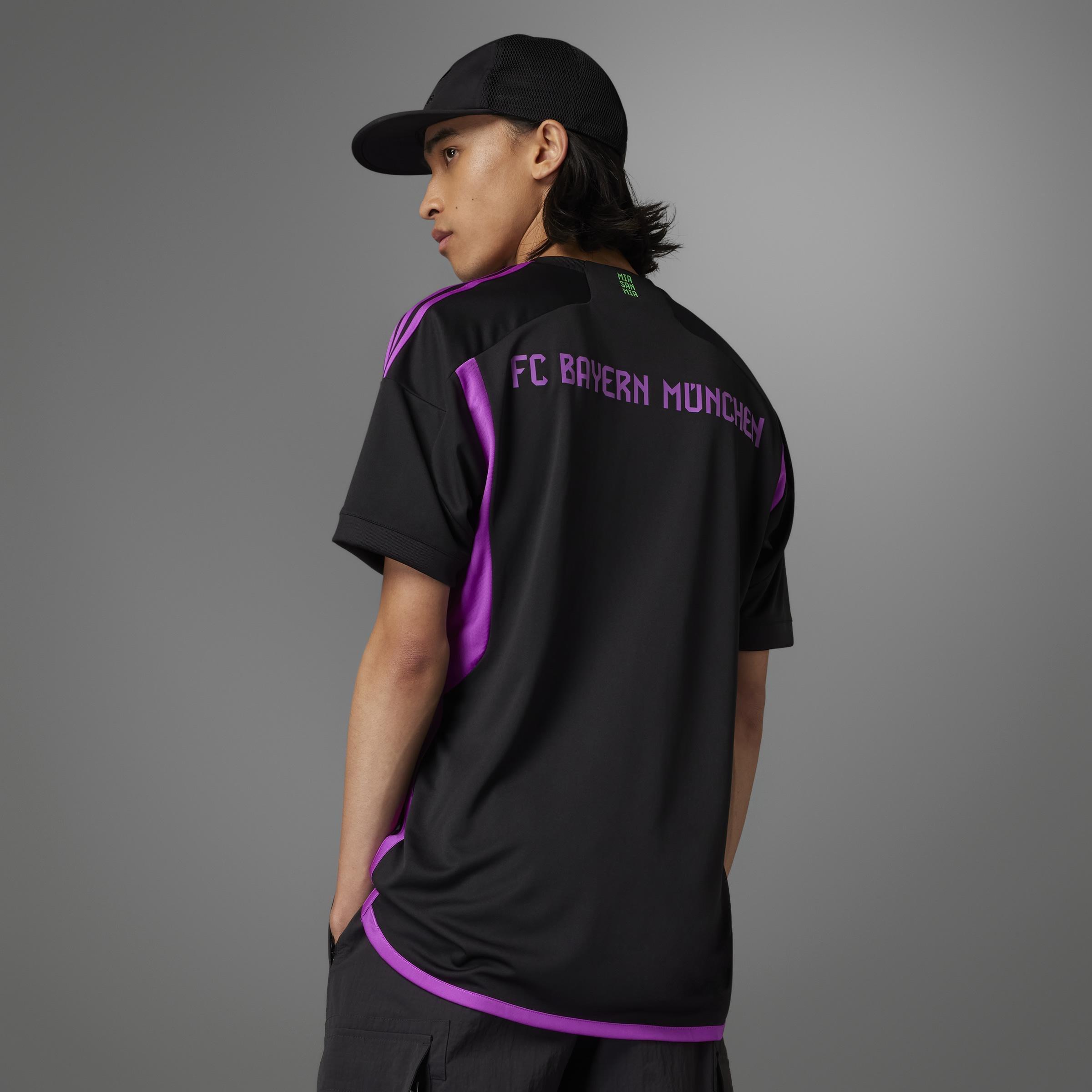 Fc Bayern 23/24 Away Jersey, Black, A901_ONE, large image number 14