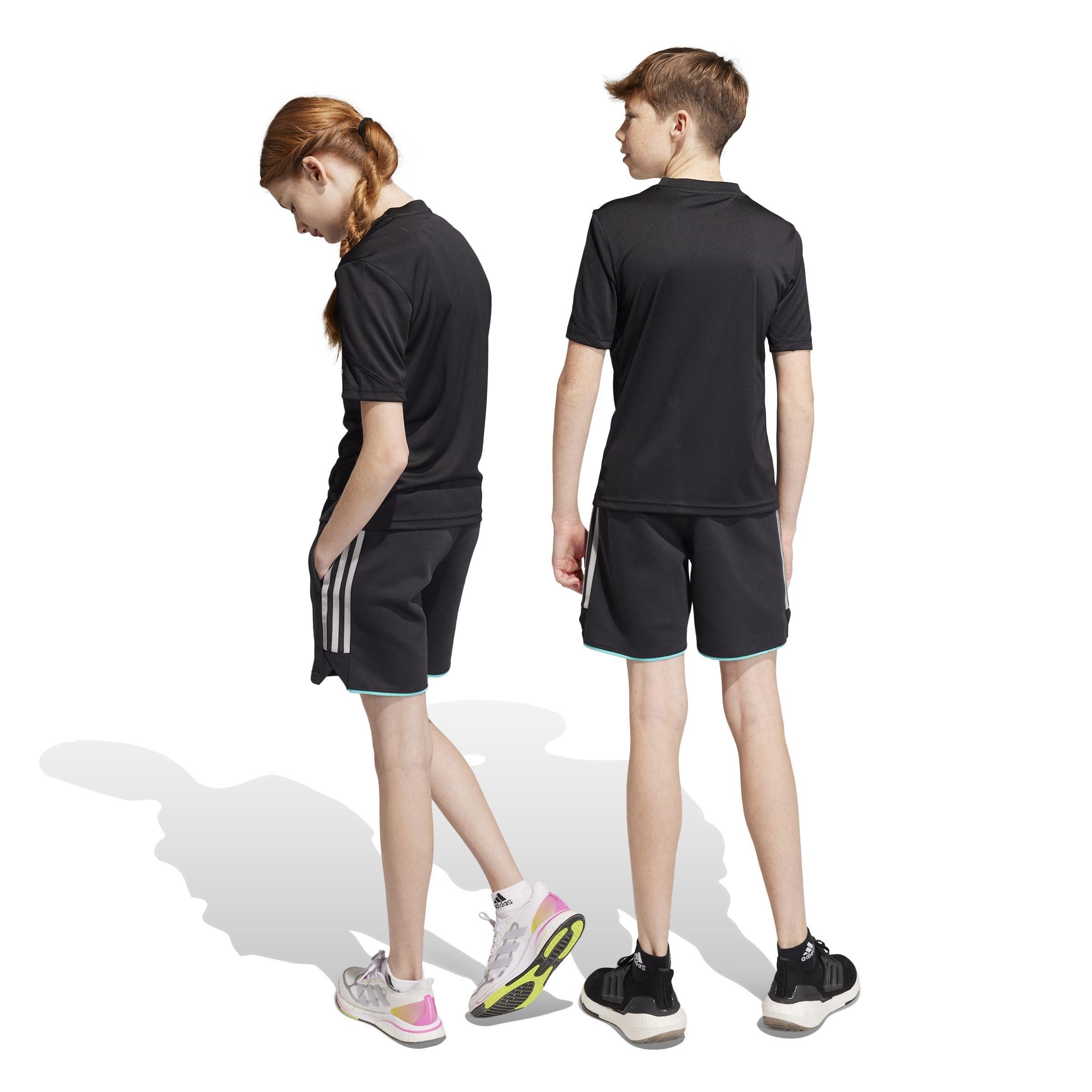Unisex Kids Messi Shorts, Black, , large image number 3